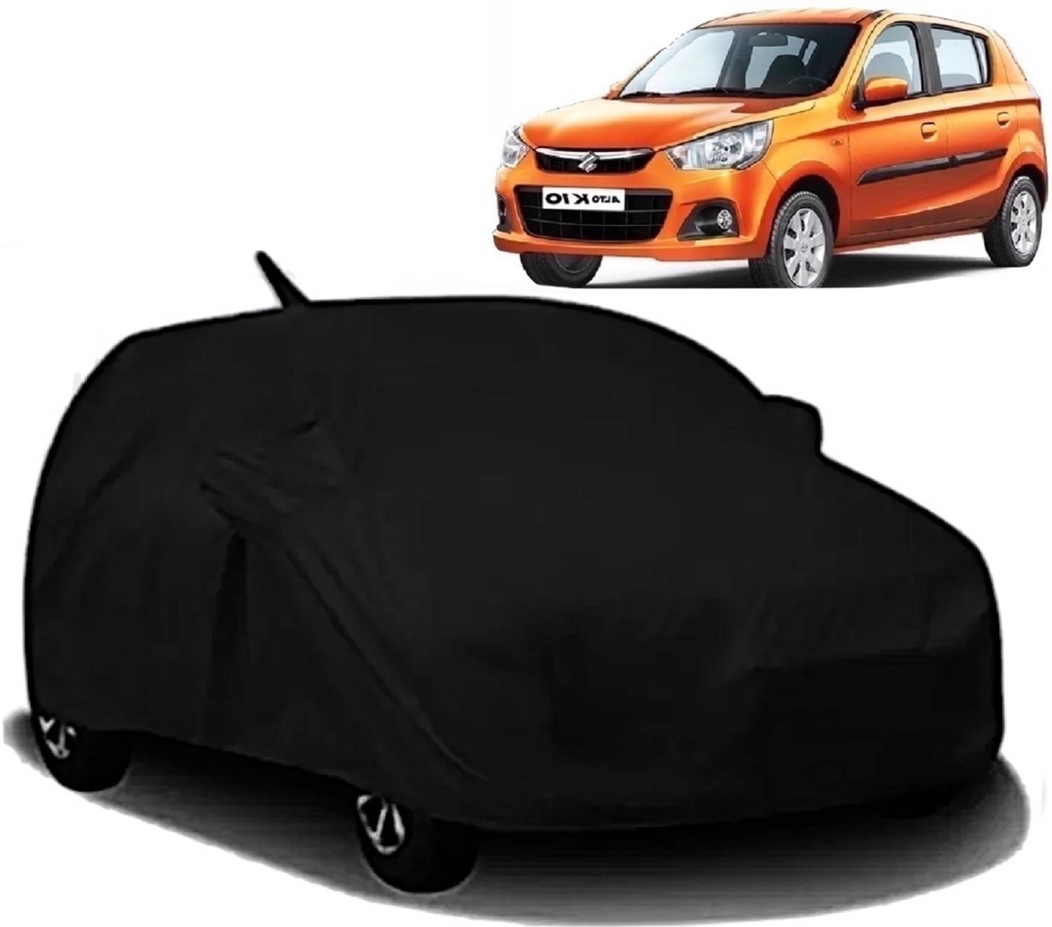 ALTRADECOT Car Cover For Maruti Suzuki Alto K10 (With Mirror Pockets)