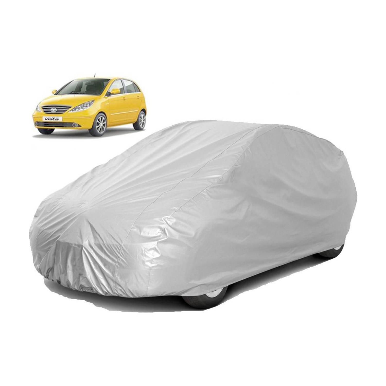 A+ RAIN PROOF Car Cover For Tata Indica Vista (Without Mirror Pockets)