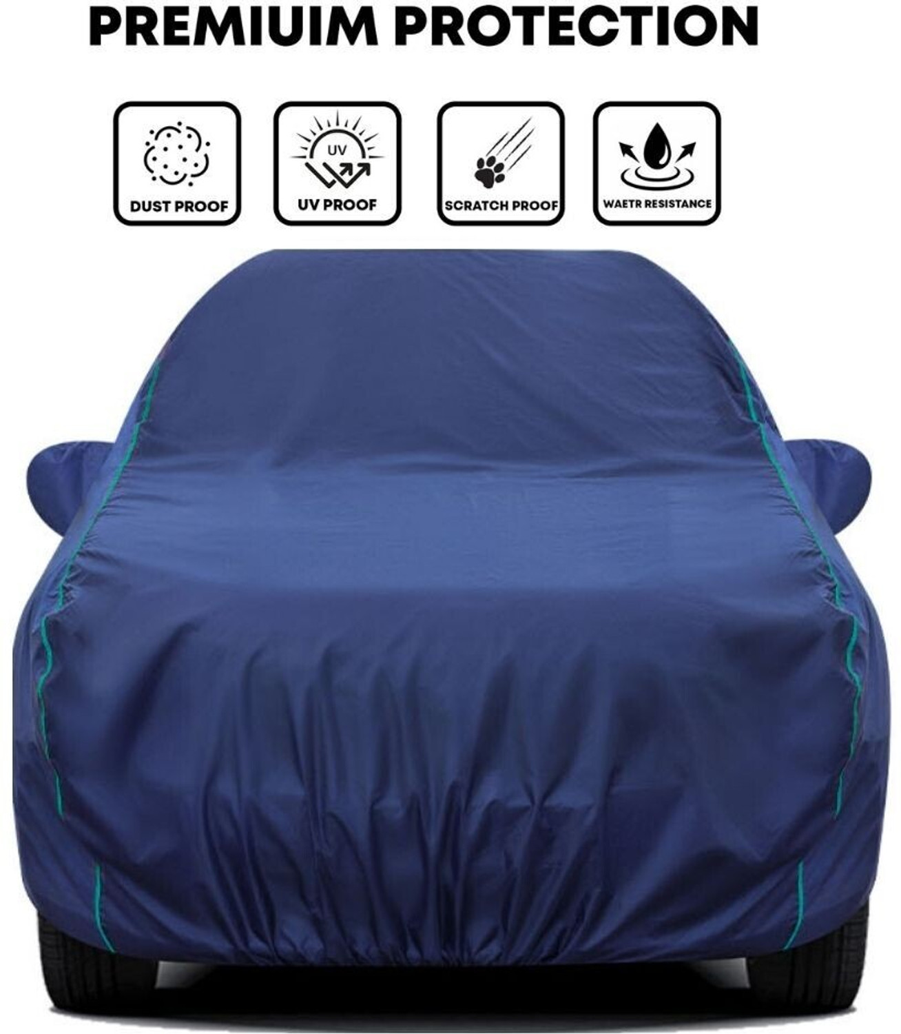 Image of Grizzly Car Cover For Kia Sonet (With Mirror Pockets)