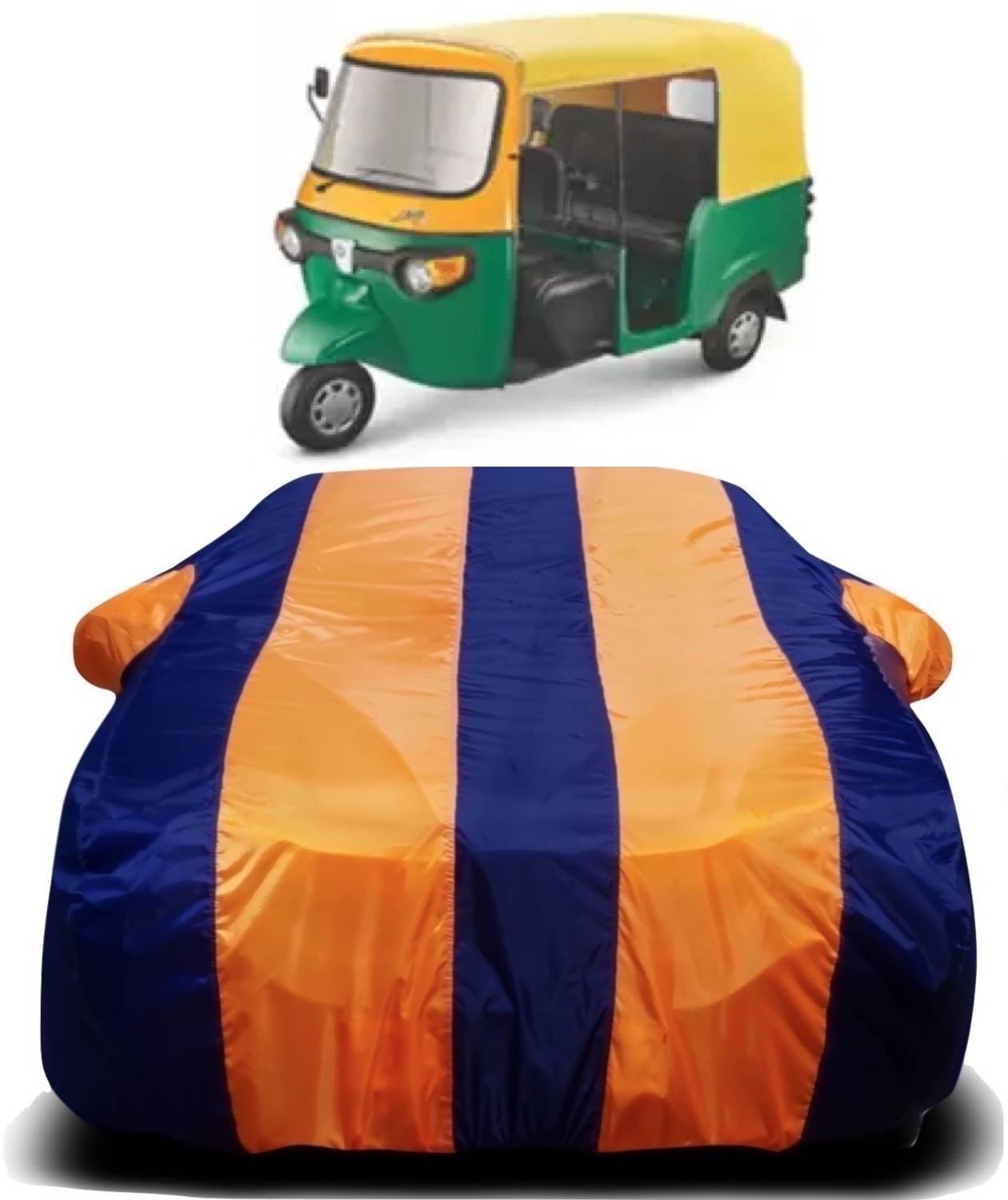 AXLOZ Car Cover For Universal For Autorickshaw Universal For Autorickshaw (With Mirror Pockets)
