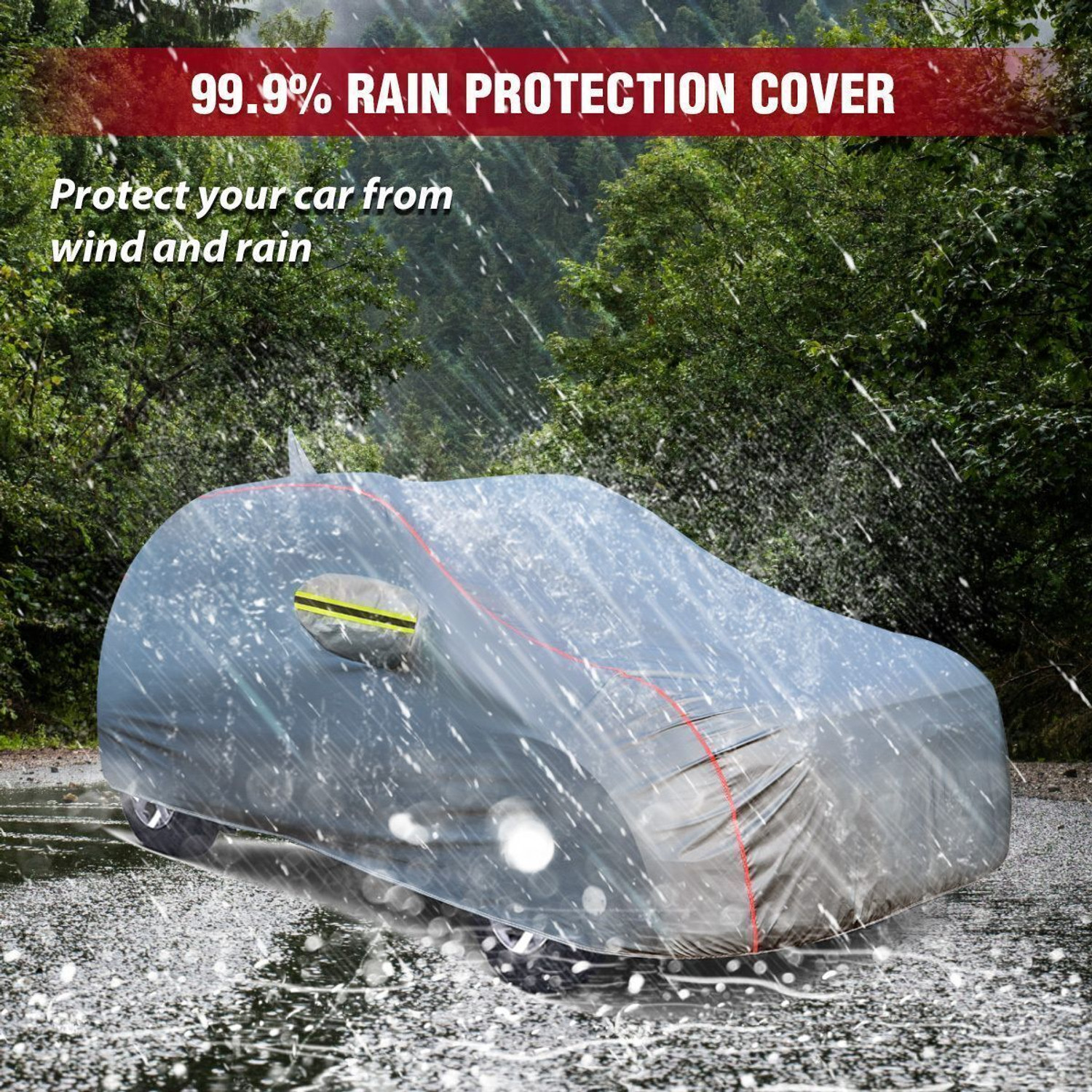 Image of Whipone Car Cover For Tata Punch (With Mirror Pockets)
