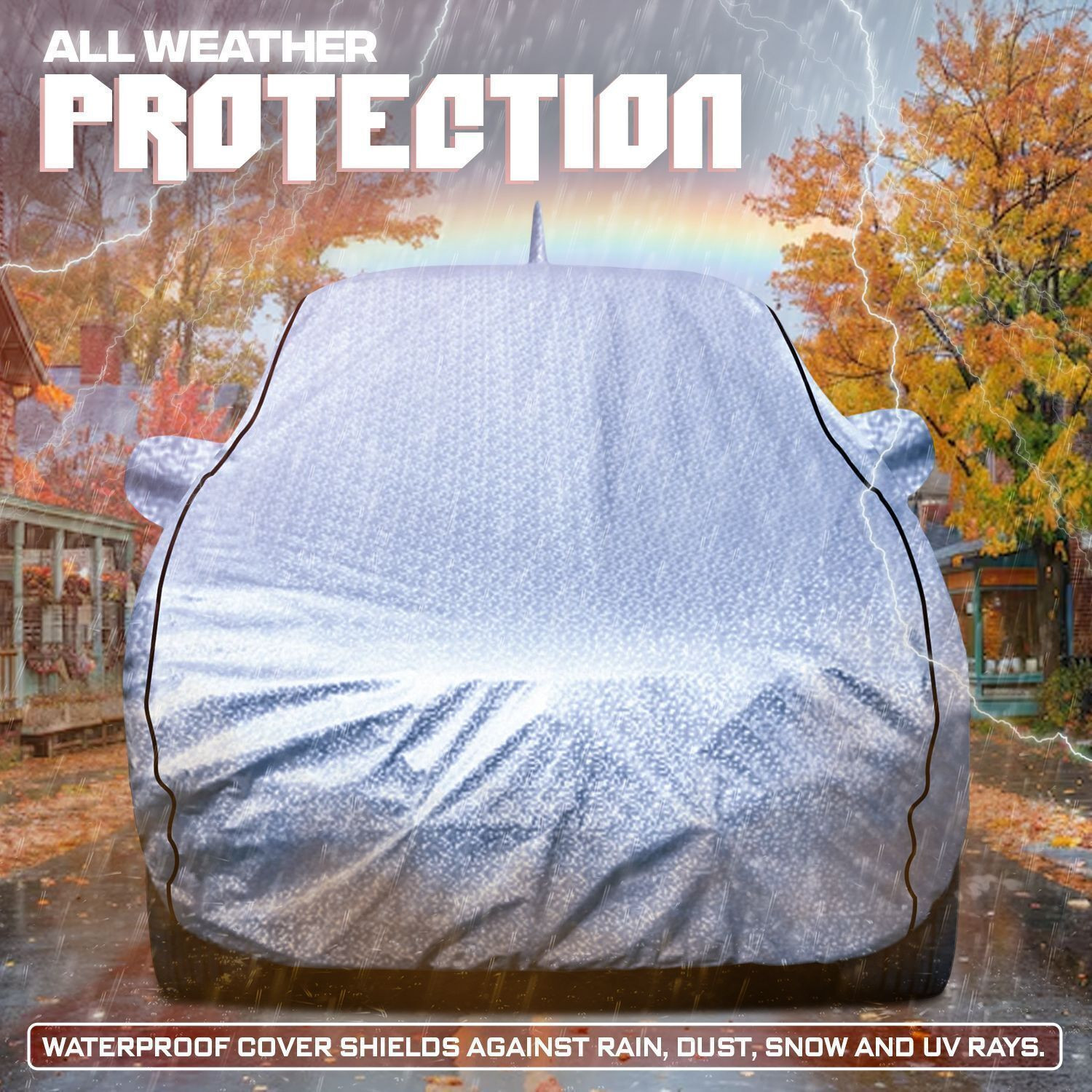Image of CARZEX Car Cover For Volkswagen Polo (With Mirror Pockets)