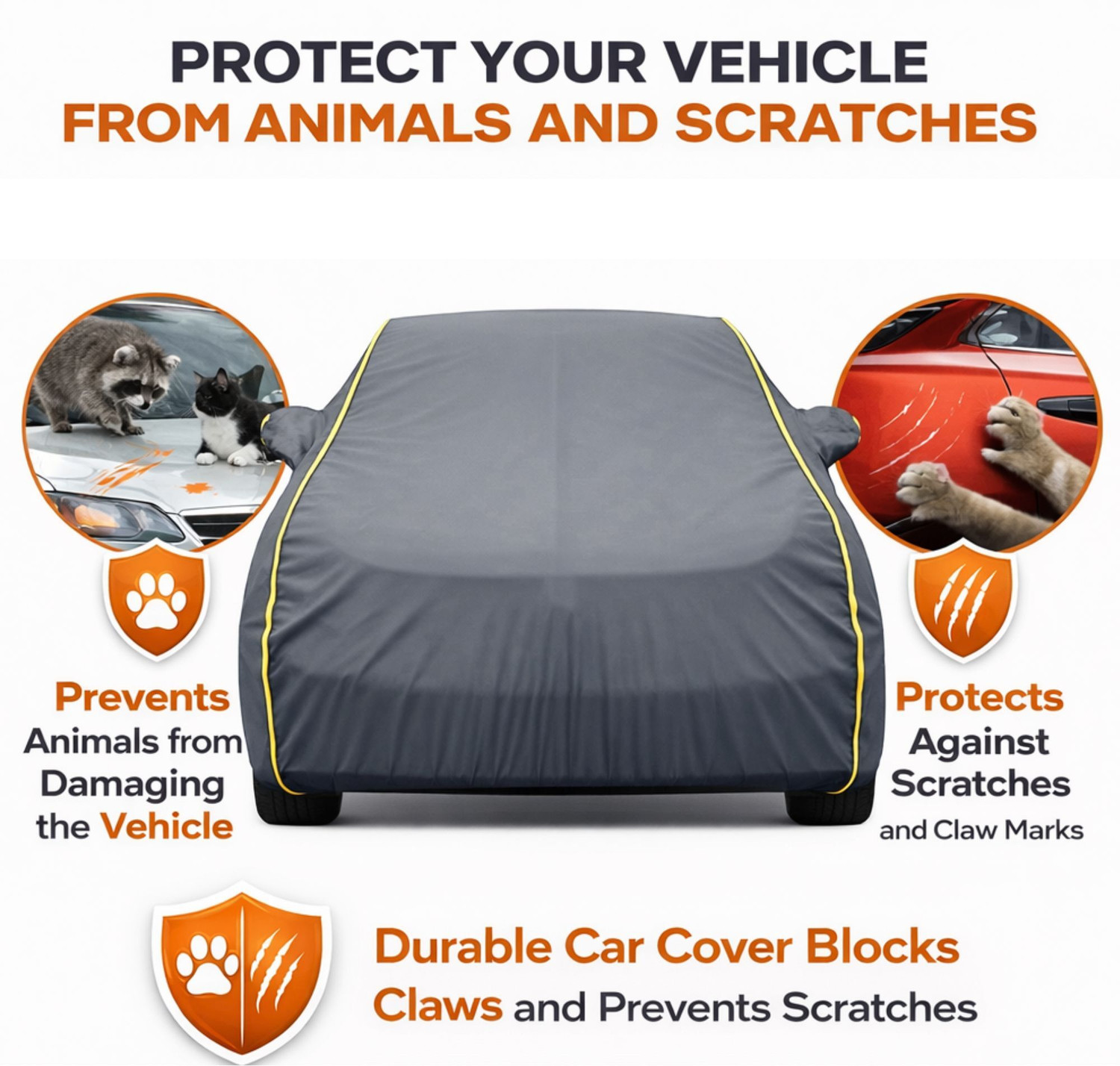 Image of Car Styling Car Cover For Maruti Fronx (With Mirror Pockets)