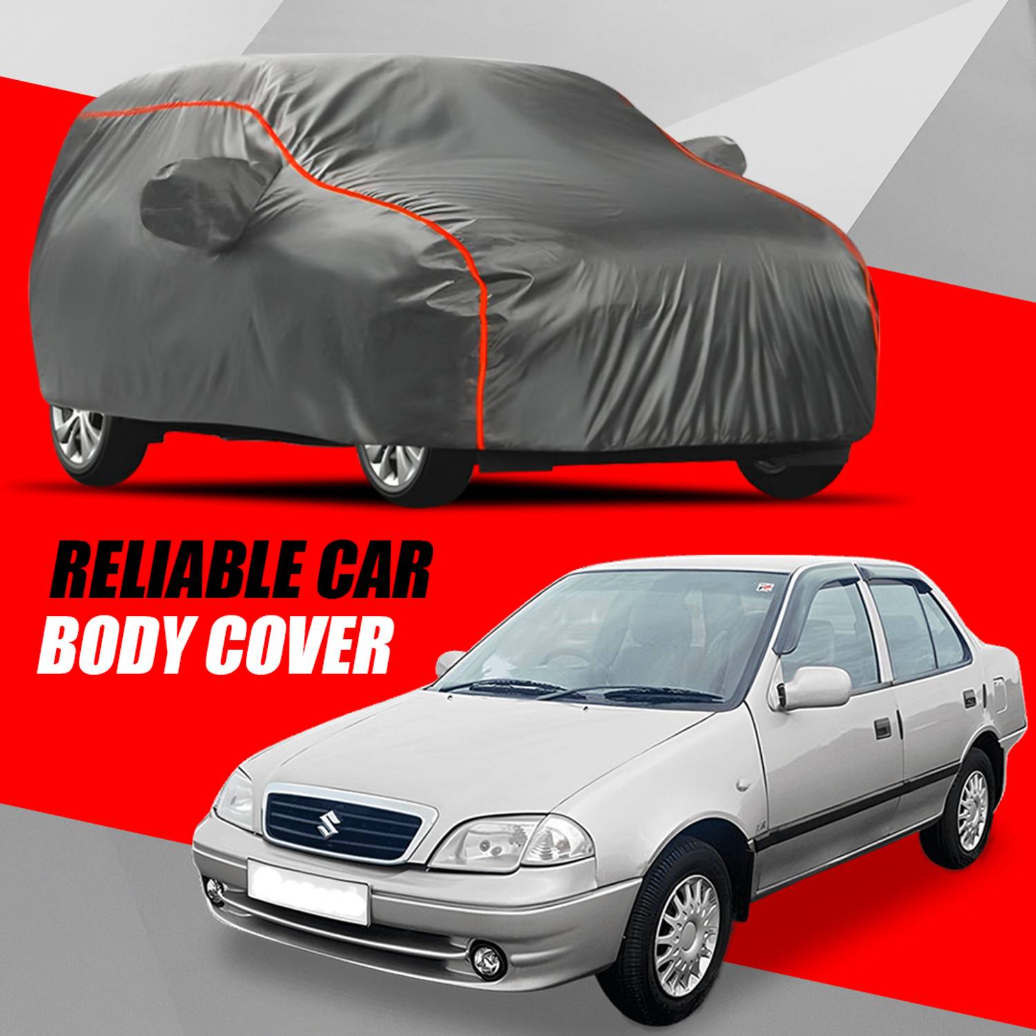 ALMICS Car Cover For Mitsubishi Esteem (With Mirror Pockets)