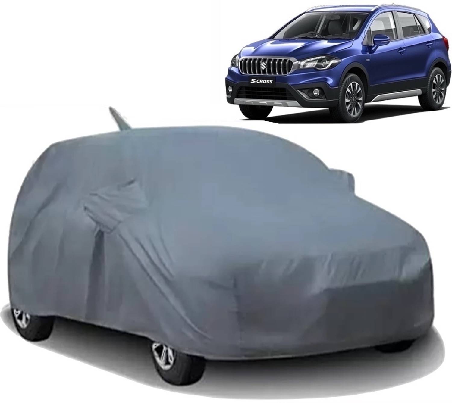 ALTRADECOT Car Cover For Maruti Suzuki S-Cross (With Mirror Pockets)