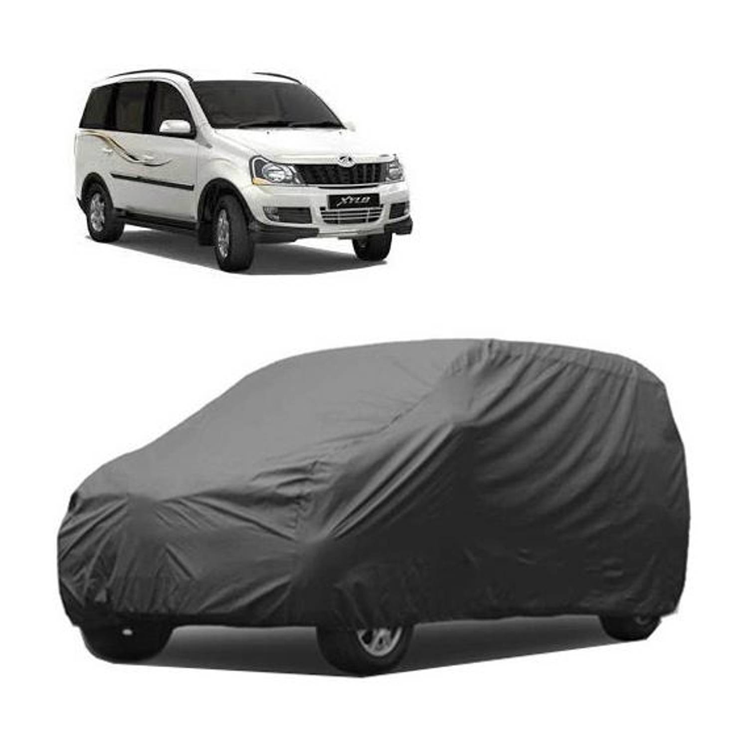 A+ RAIN PROOF Car Cover For Mahindra Xylo (Without Mirror Pockets)
