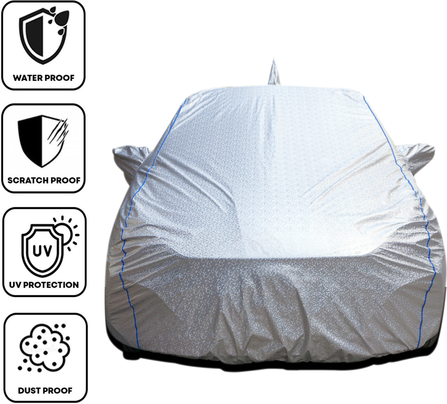 Image of FABZEX Car Cover For Maruti Grand Vitara (With Mirror Pockets)