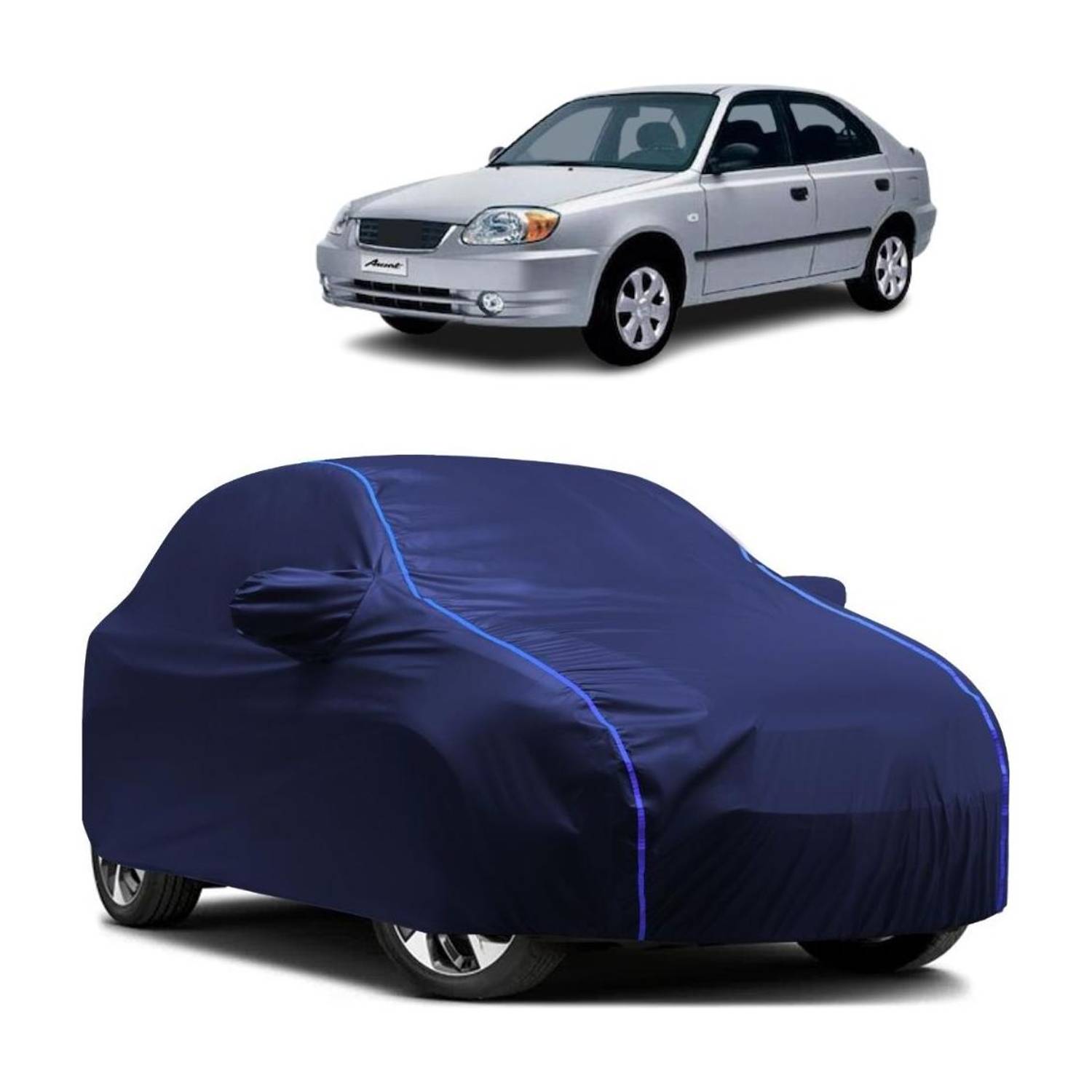Autohaux Car Cover For Hyundai Accent (With Mirror Pockets)