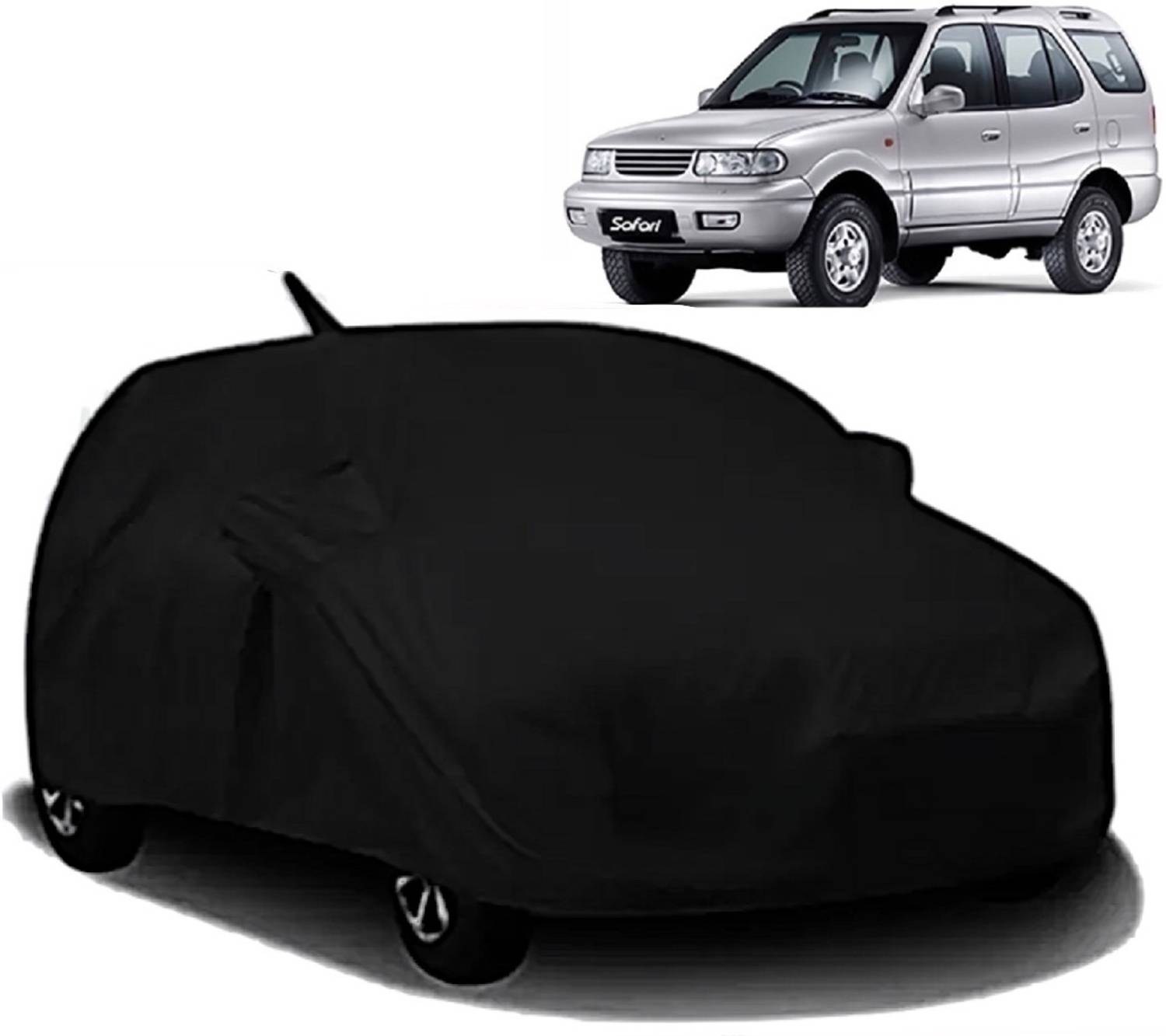 ALMICS Car Cover For Tata Safari (With Mirror Pockets)