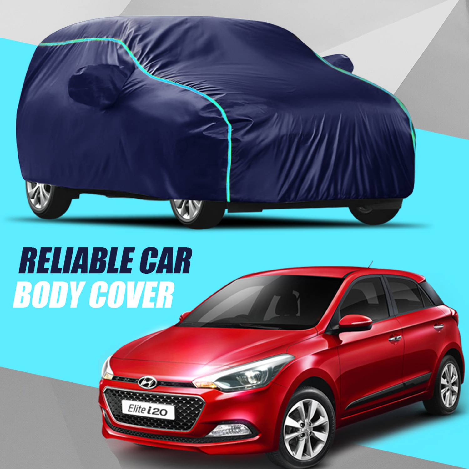 ALTRADECOT Car Cover For Hyundai Elite i20 (With Mirror Pockets)