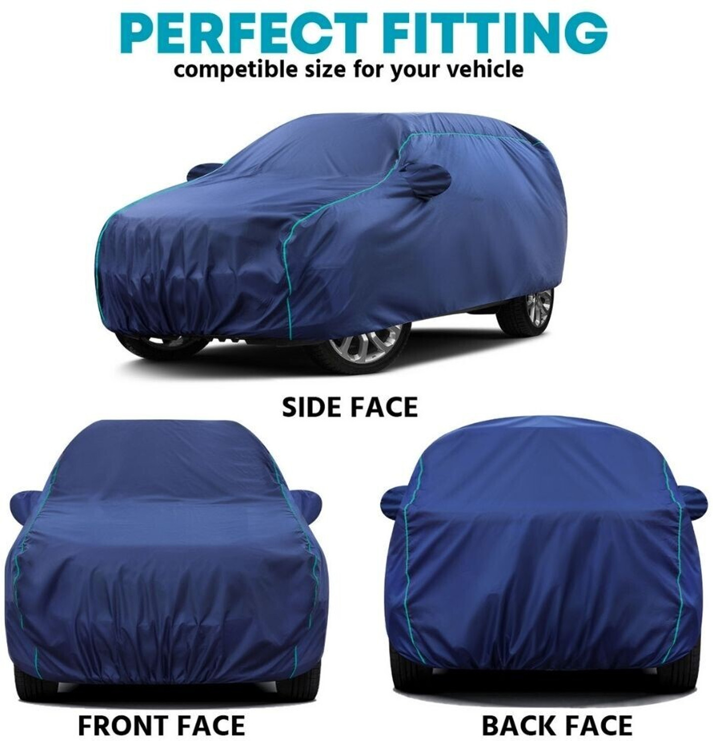 Image of Grizzly Car Cover For Kia Sonet (With Mirror Pockets)