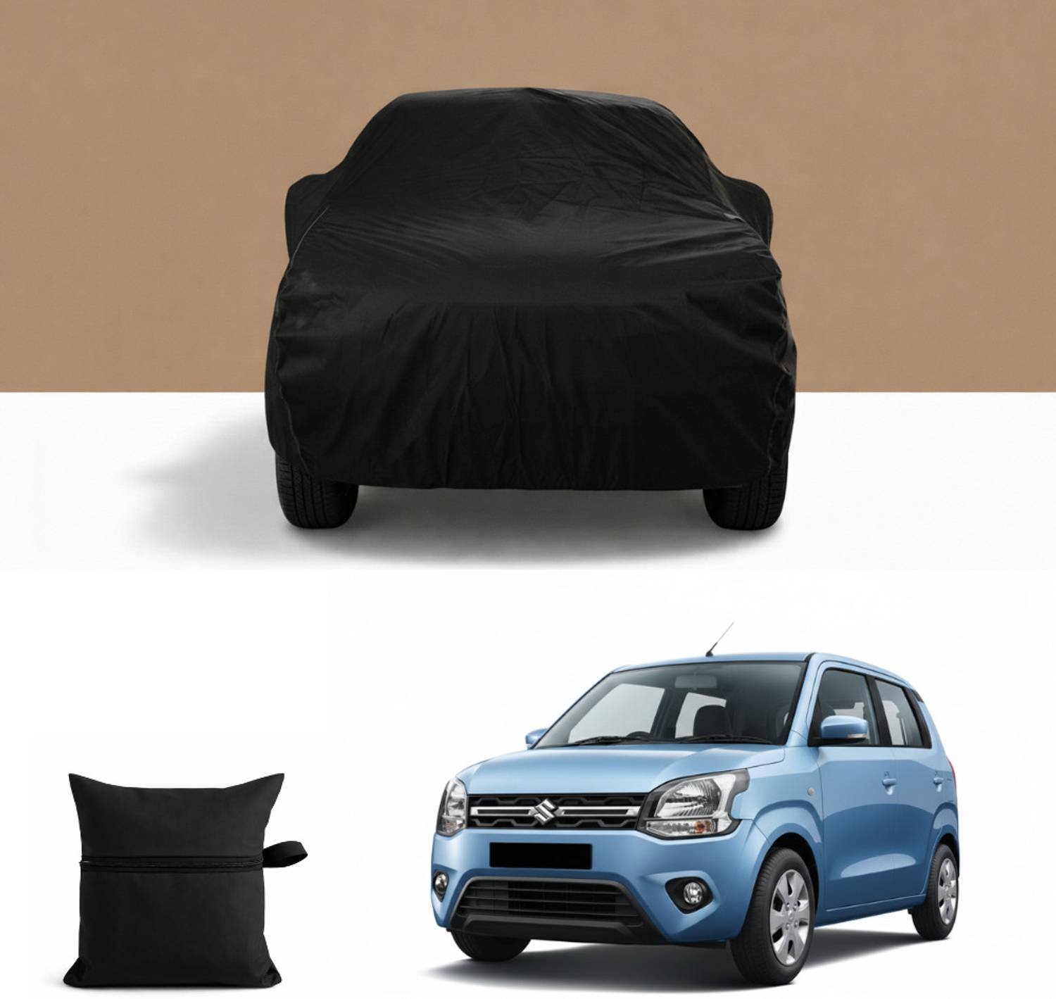 ADDIROXX Car Cover For Maruti Wagon R