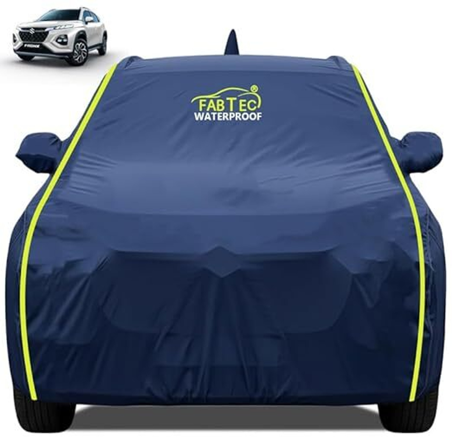 Image of FABTEC Car Cover For Maruti Suzuki Fronx (With Mirror Pockets)