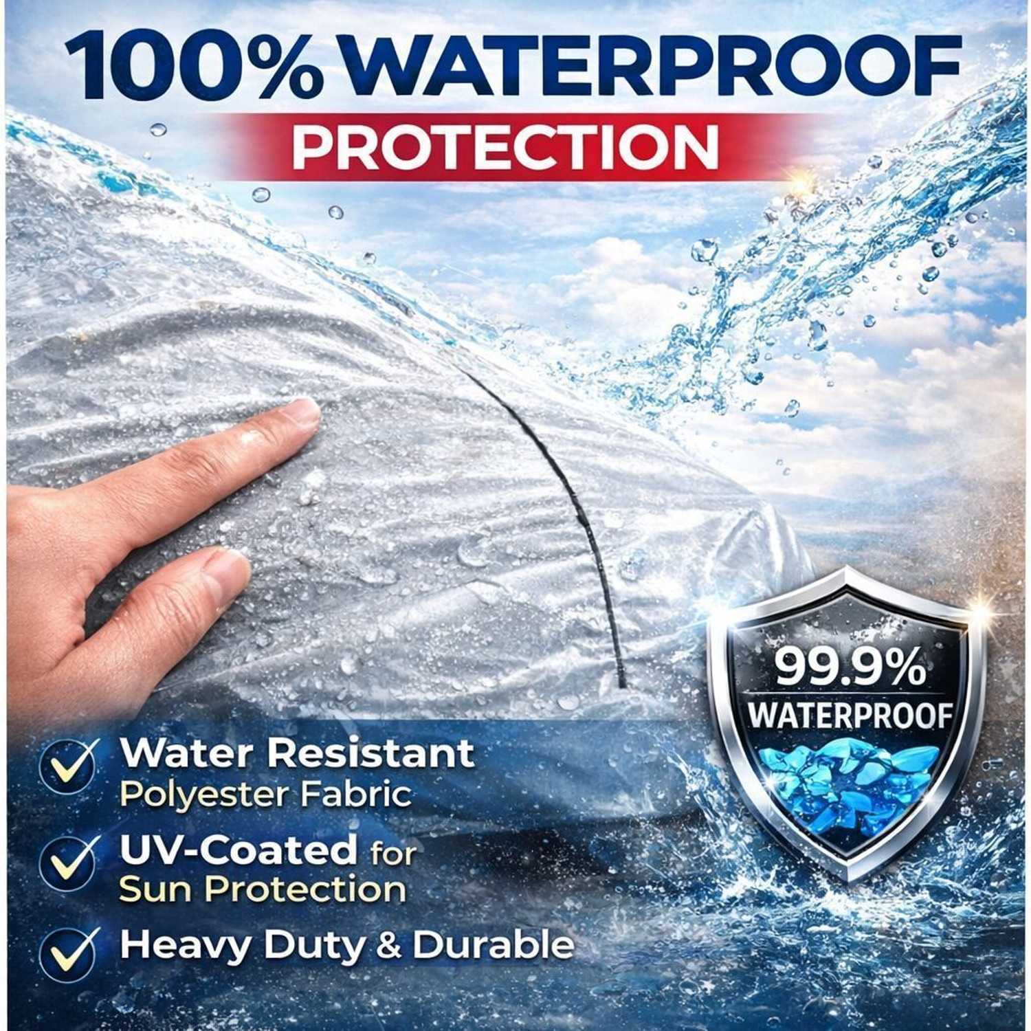 Image of cappy Car Cover For Maruti Swift (With Mirror Pockets)