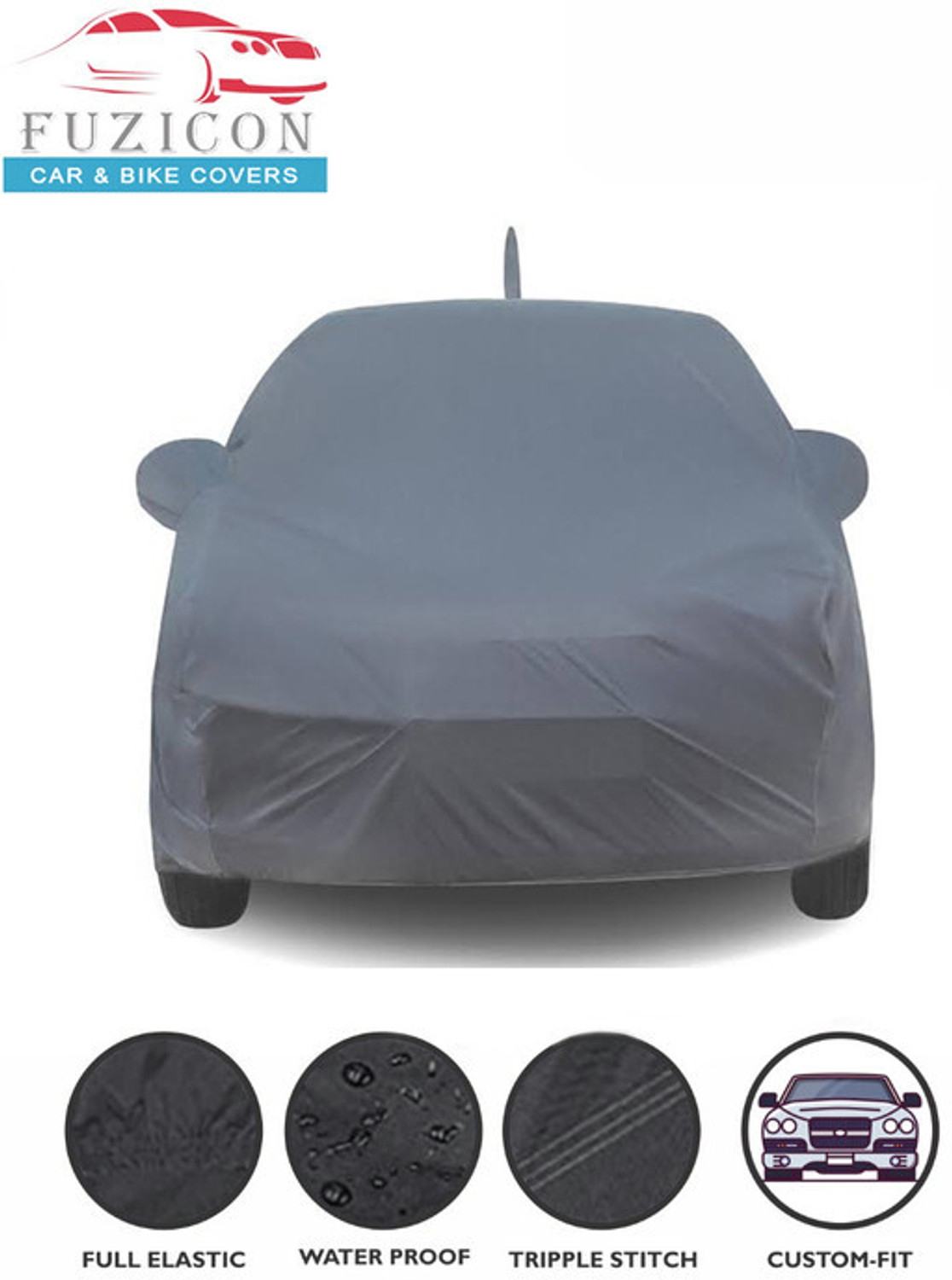 Image of FUZICON Car Cover For Chevrolet UVA (With Mirror Pockets)