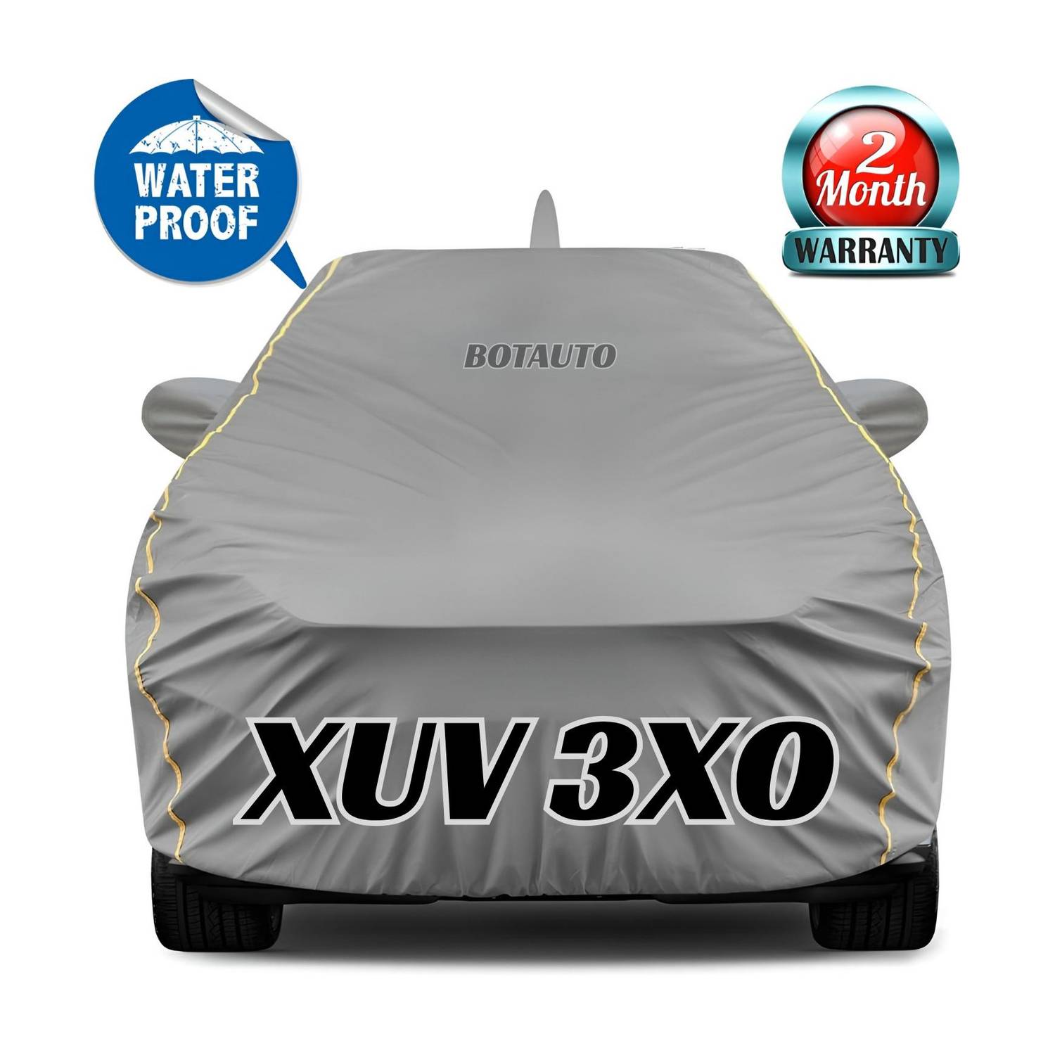 BOTAUTO Car Cover For Mahindra XUV 3X0 (With Mirror Pockets)