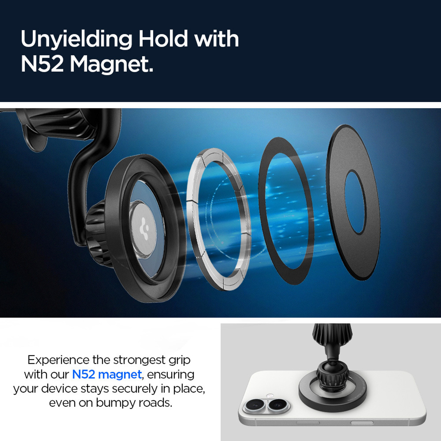 Image of Spigen Car Mobile Holder for AC Vent, Dashboard