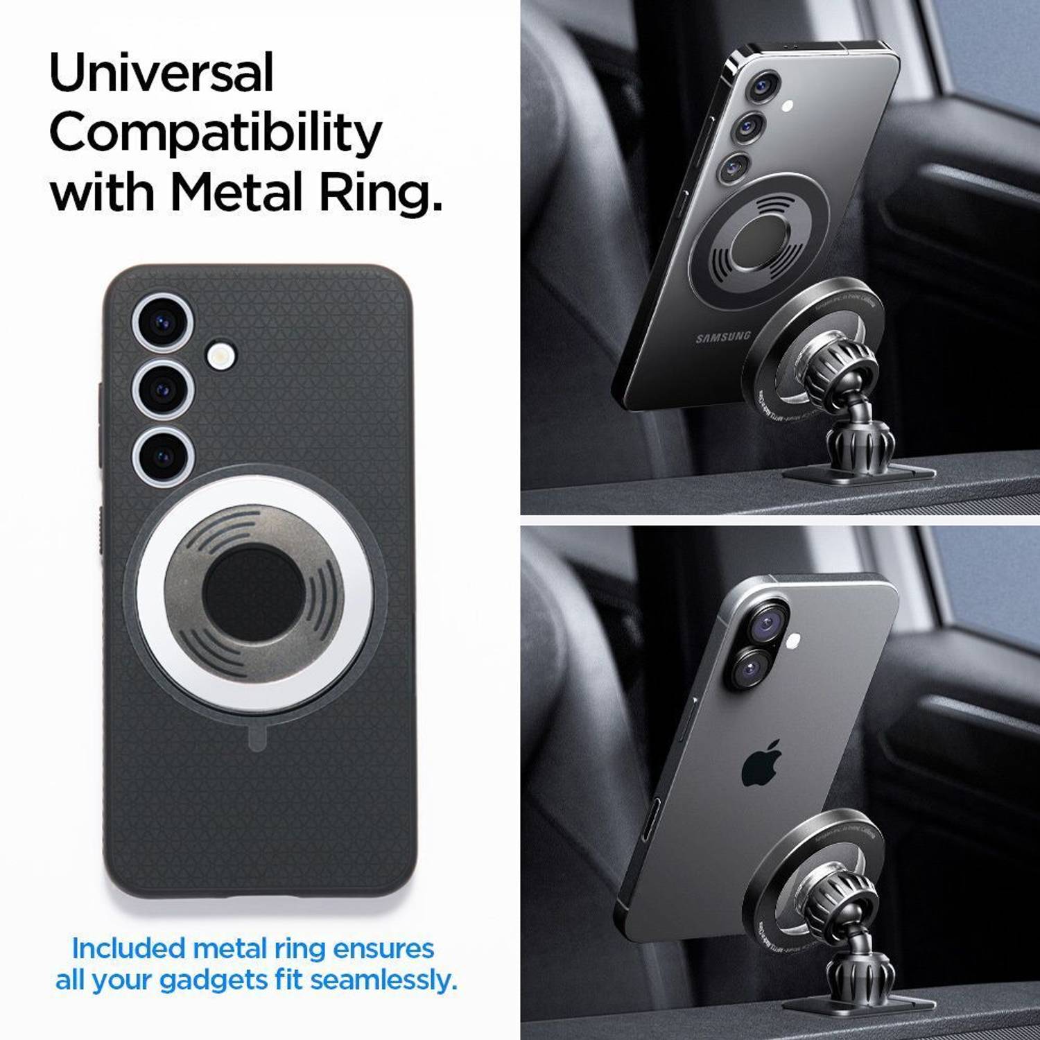 Vasudharee Car Mobile Holder for AC Vent, Dashboard