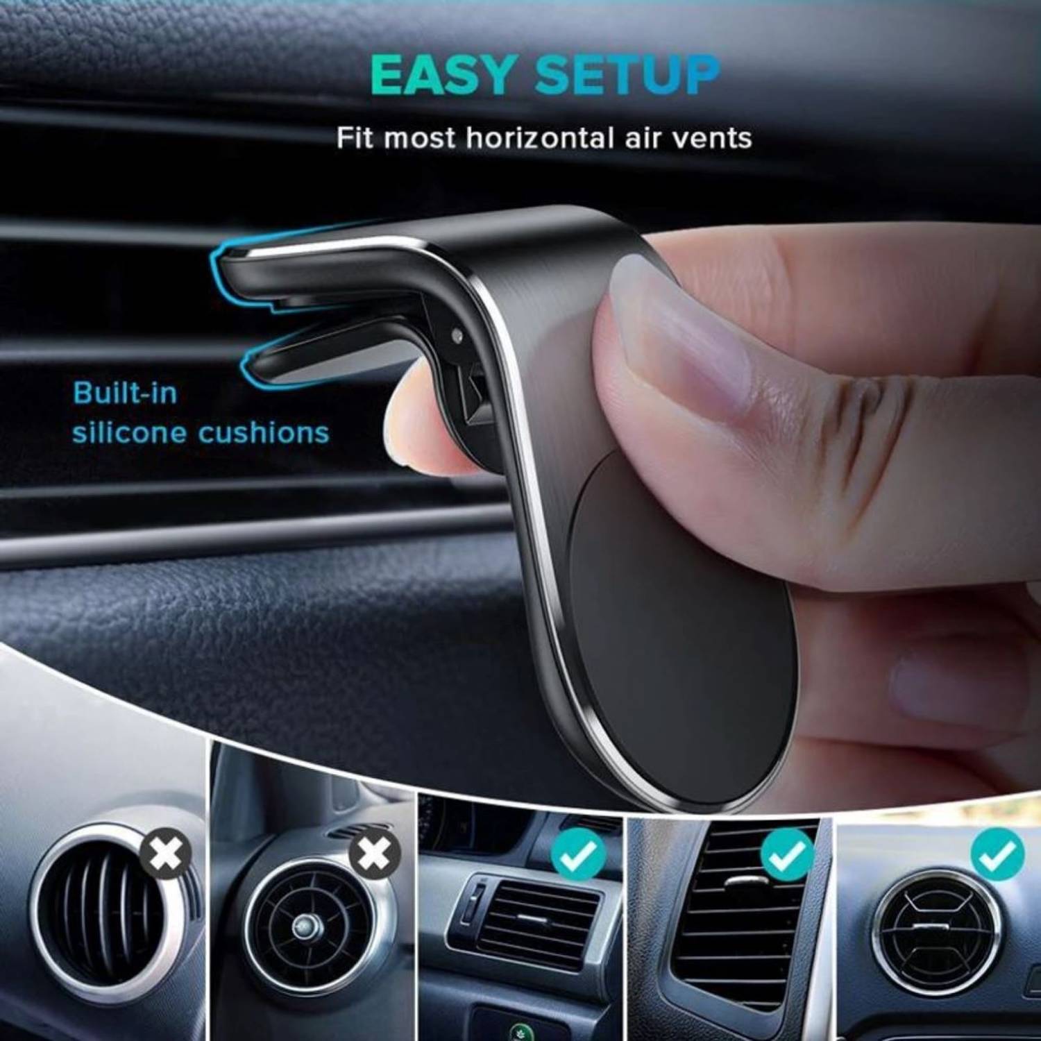 EFI ATELIER Car Mobile Holder for AC Vent