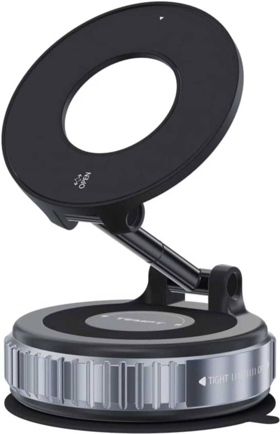 Arbolex K007 Vacuum Suction Magnetic Car Phone Mount, Aluminium Alloy Mobile Holder