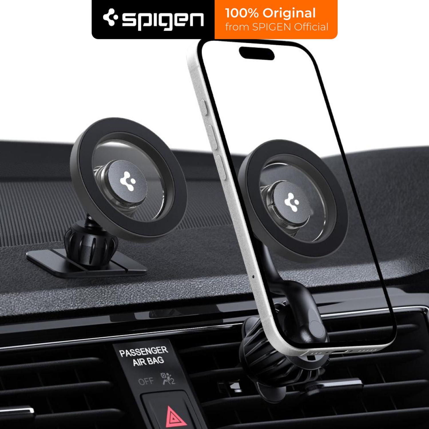Image of Spigen Car Mobile Holder for AC Vent, Dashboard