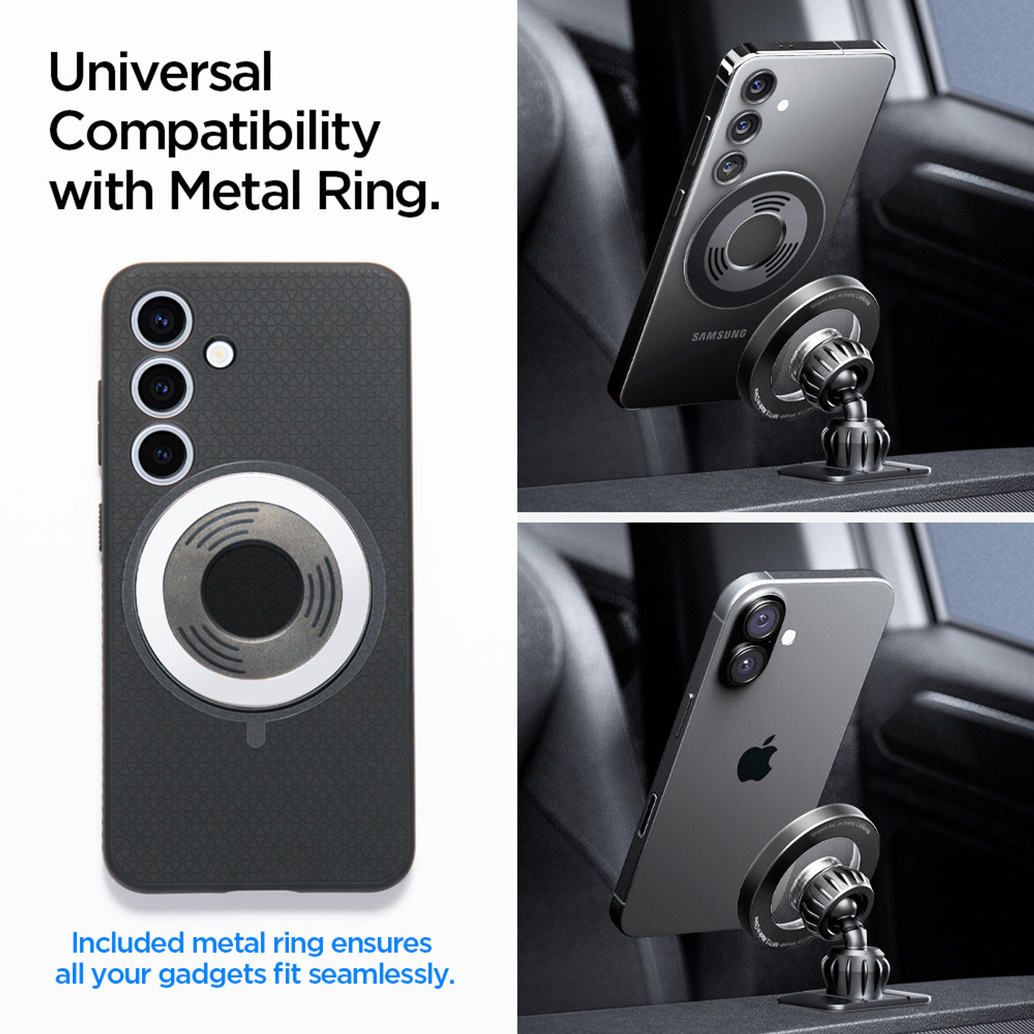 Image of Spigen Car Mobile Holder for AC Vent, Dashboard