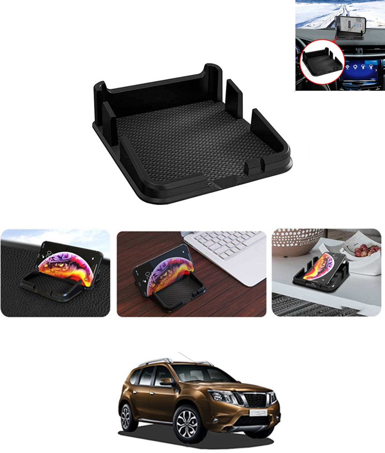 MATIES Car Mobile Holder for Anti-slip
