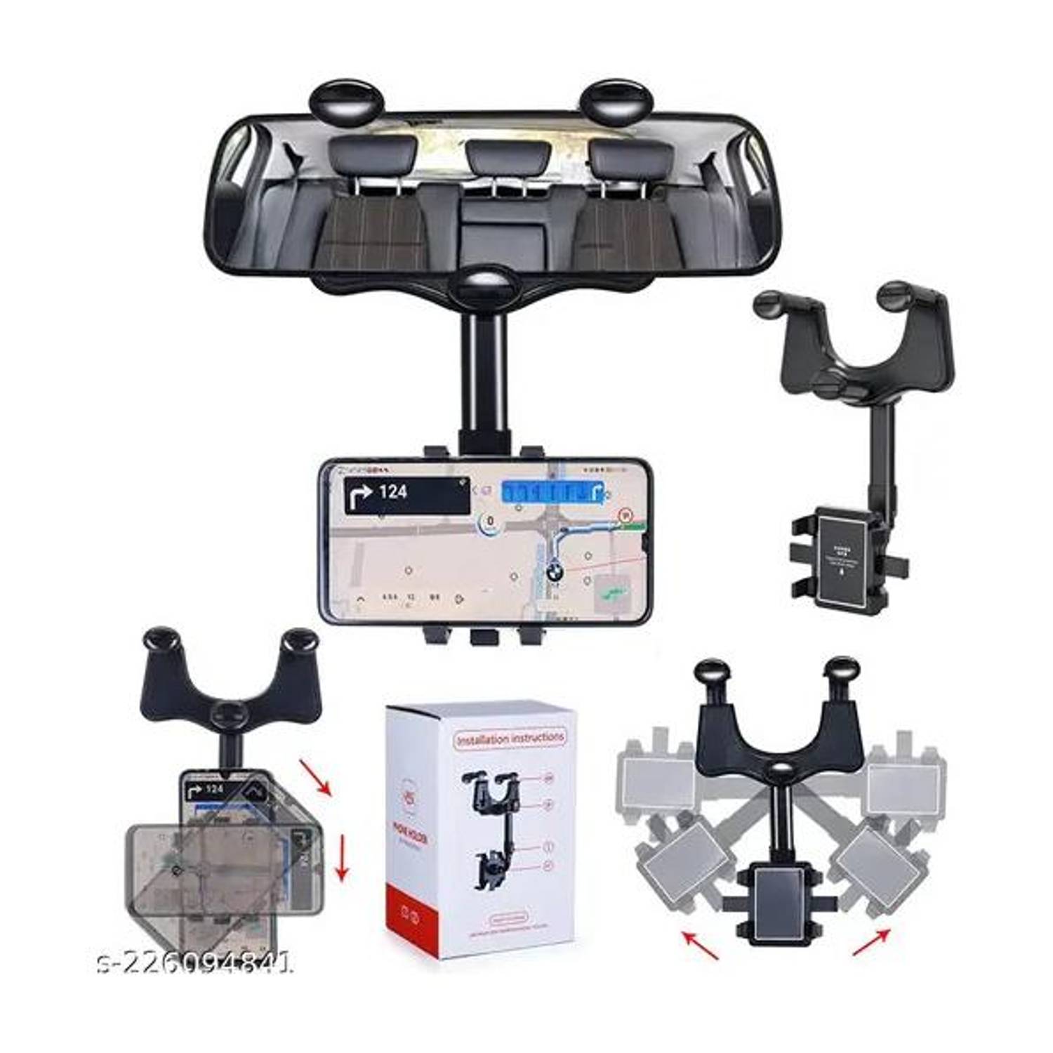 TEXUM Car Mobile Holder for Clip