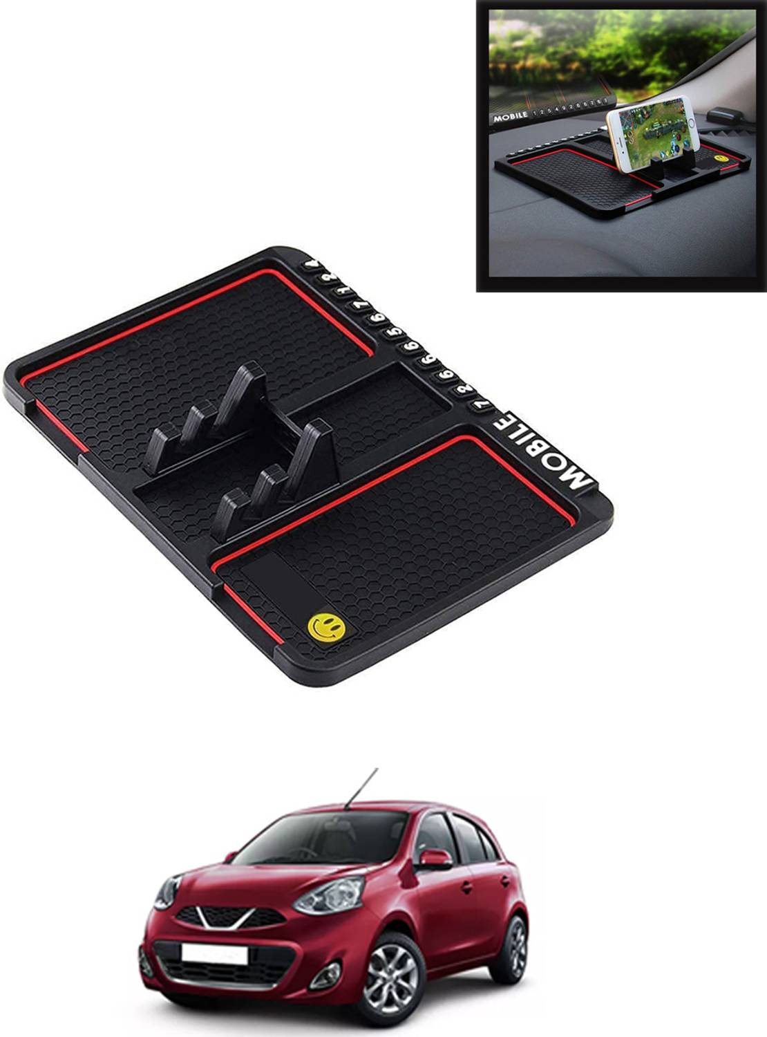 MATIES Car Mobile Holder for Anti-slip