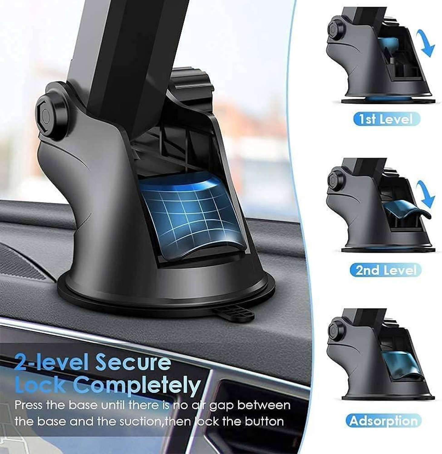 Image of valuecarts Car Mobile Holder for Anti-slip (Black)