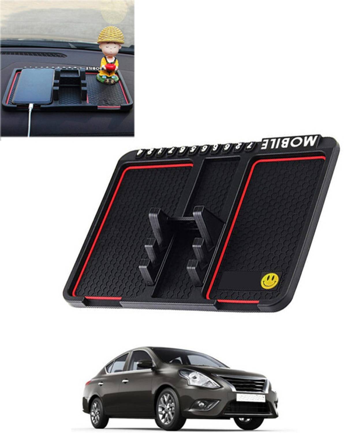 MATIES Car Mobile Holder for Anti-slip, Dashboard