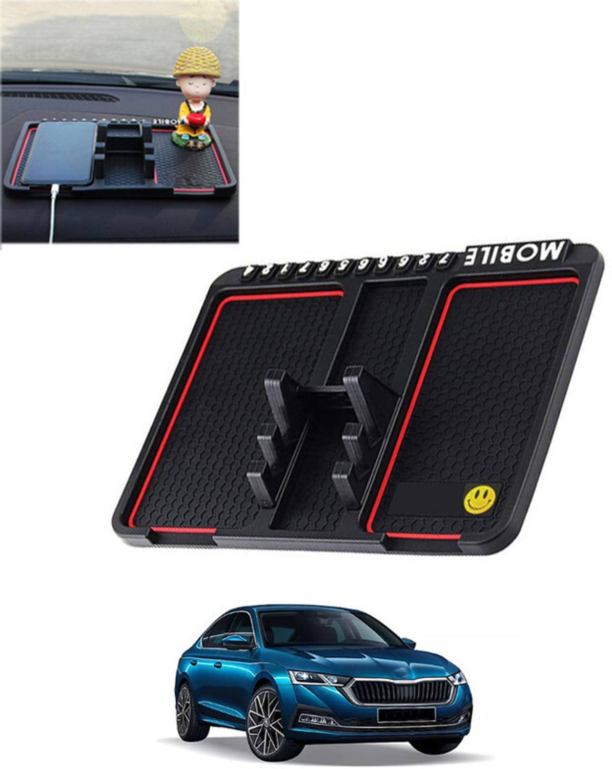 RKPSP Car Mobile Holder for Anti-slip, Dashboard