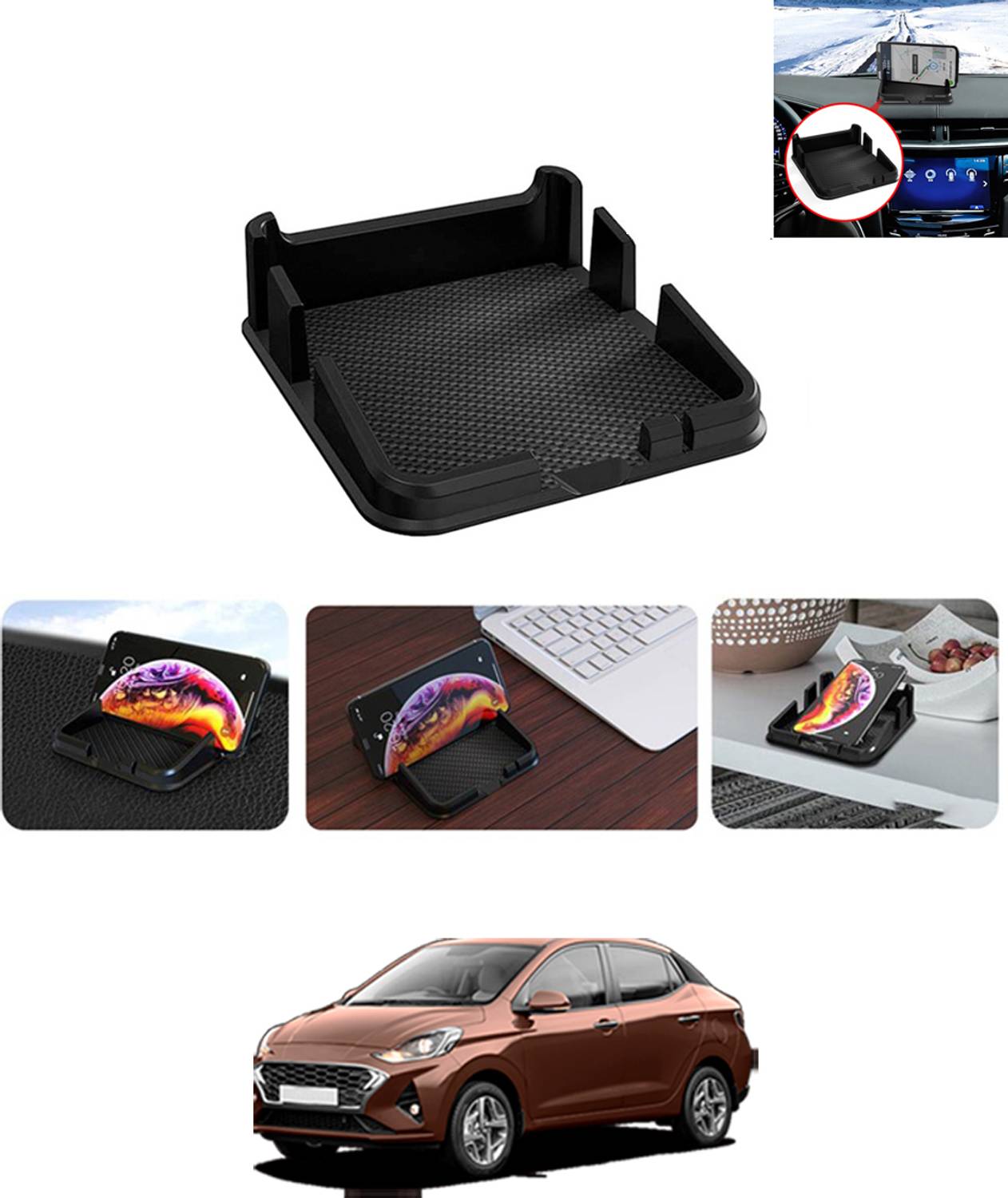 MATIES Car Mobile Holder for Anti-slip