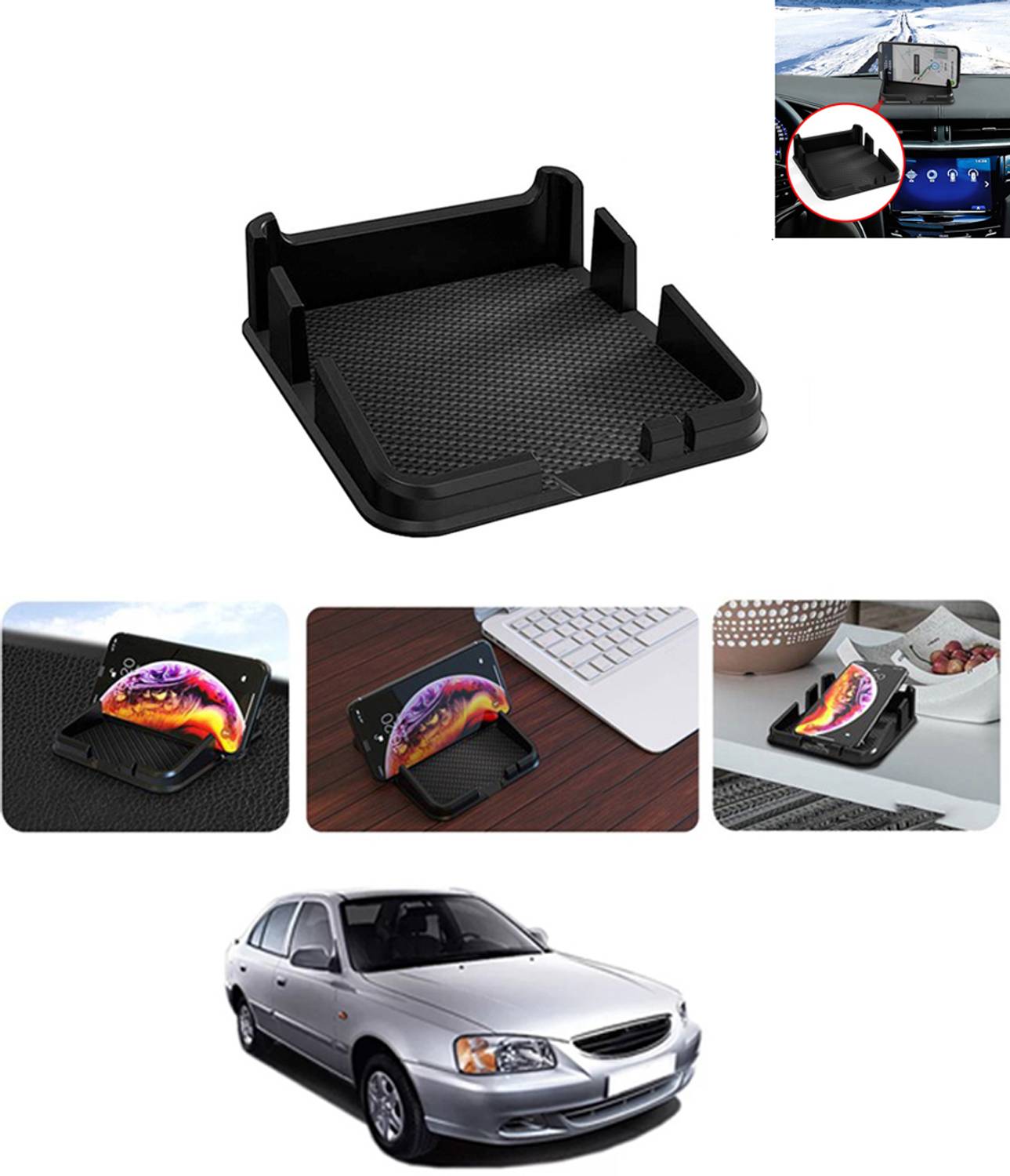 MATIES Car Mobile Holder for Anti-slip