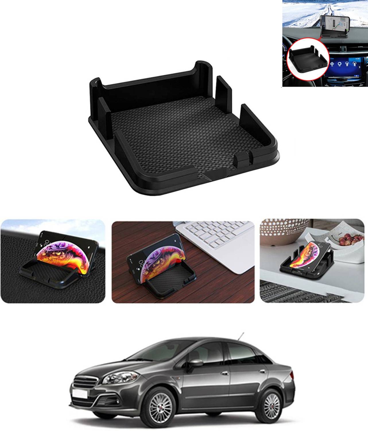 MATIES Car Mobile Holder for Anti-slip