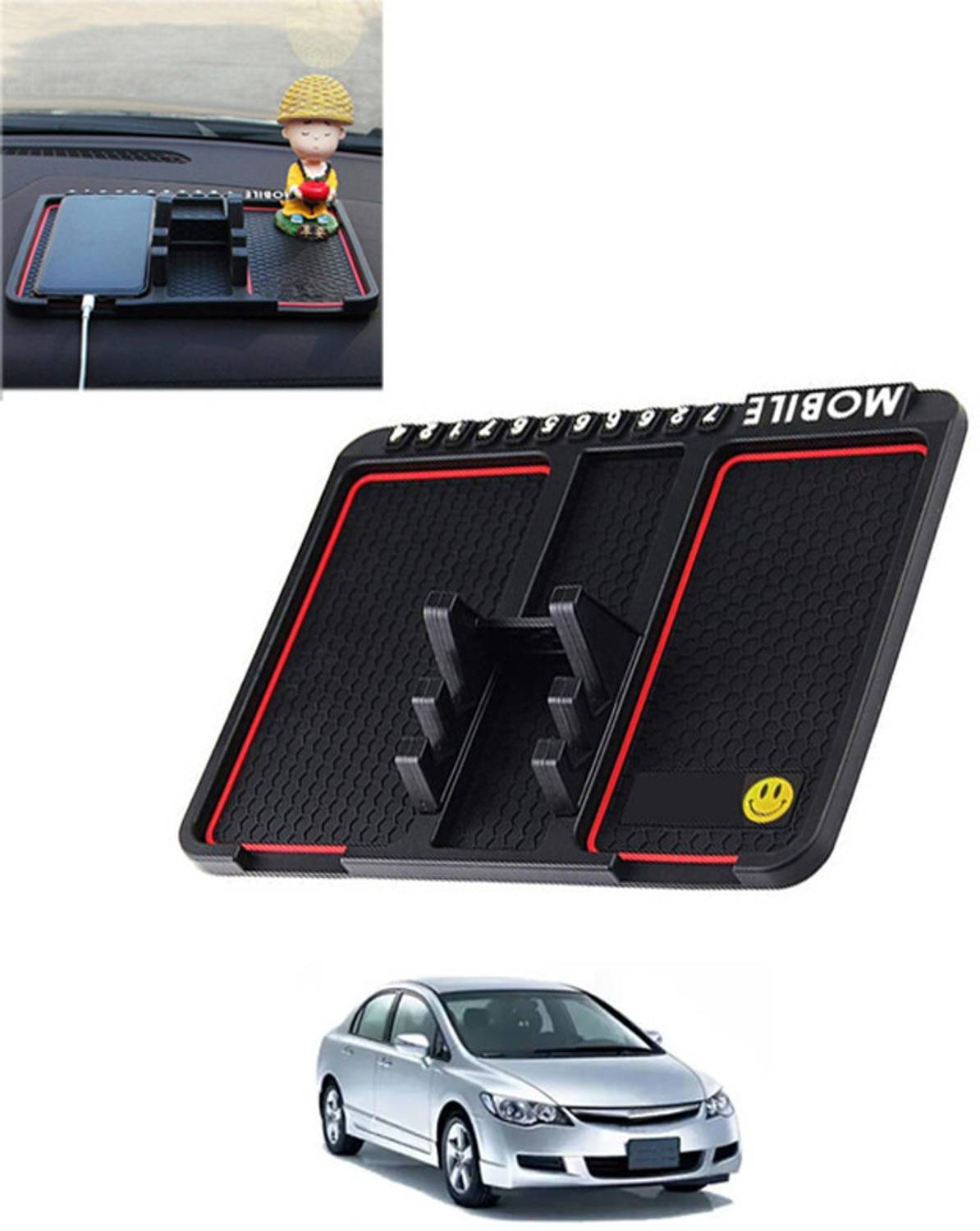 RKPSP Car Mobile Holder for Anti-slip, Dashboard