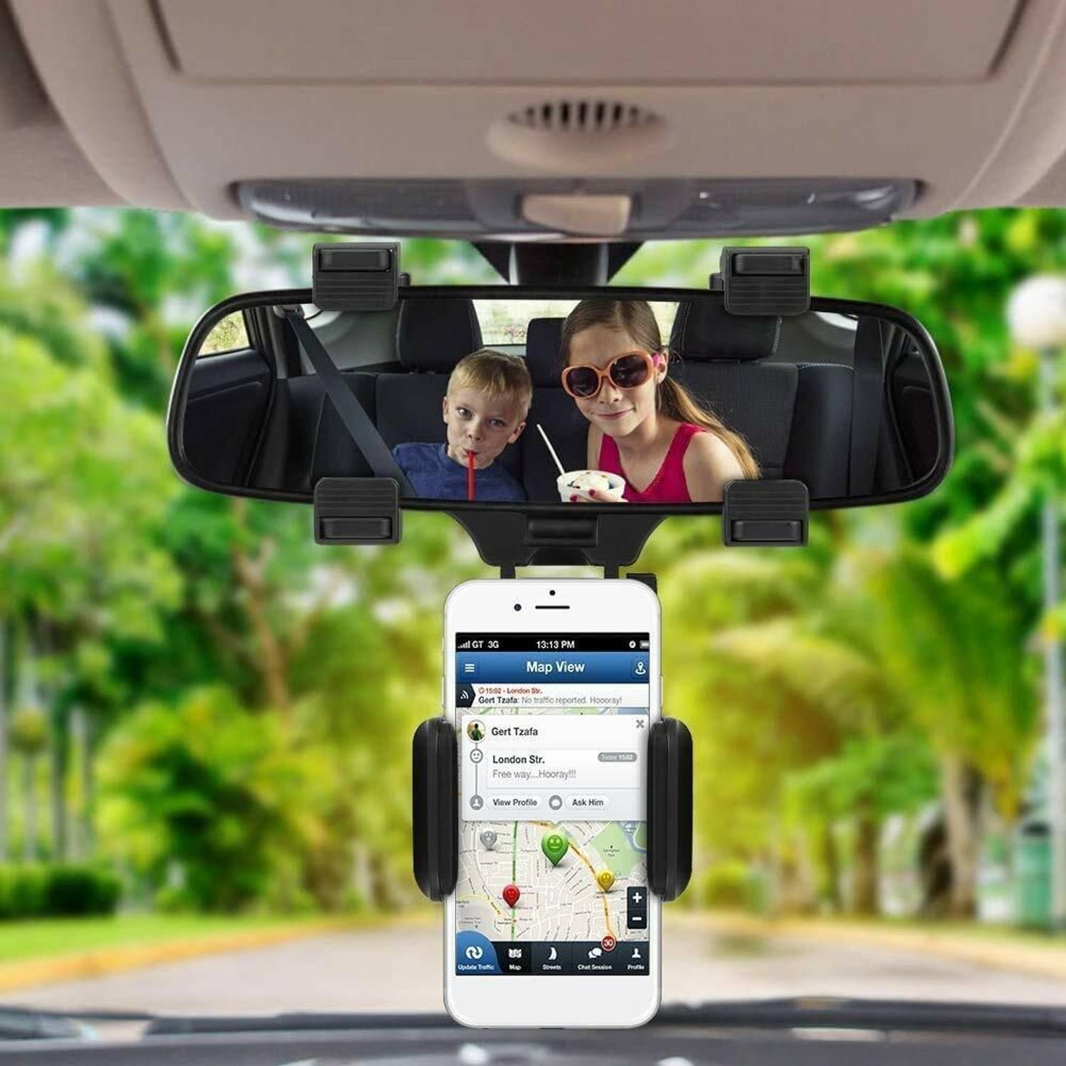 aavomaa Car Mobile Holder for Anti-slip, Clip