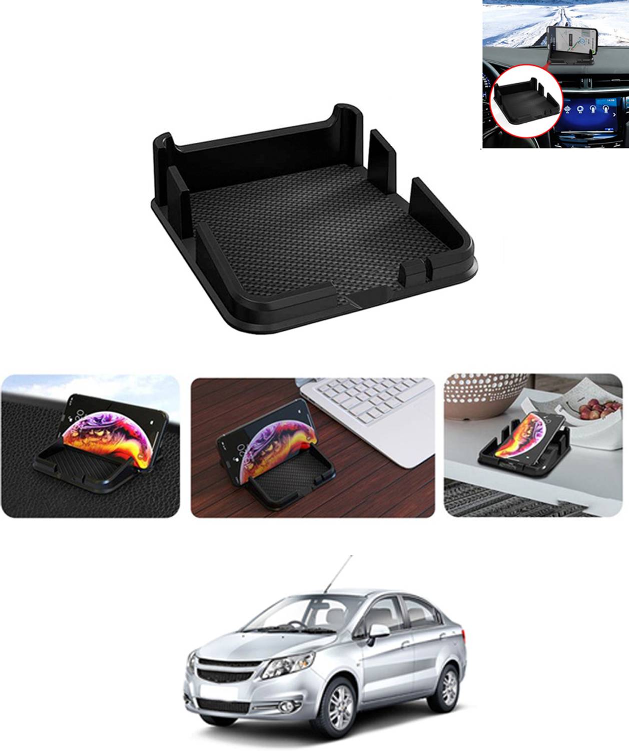 MATIES Car Mobile Holder for Anti-slip