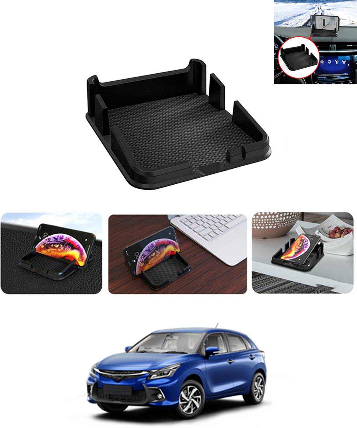 MATIES Car Mobile Holder for Anti-slip