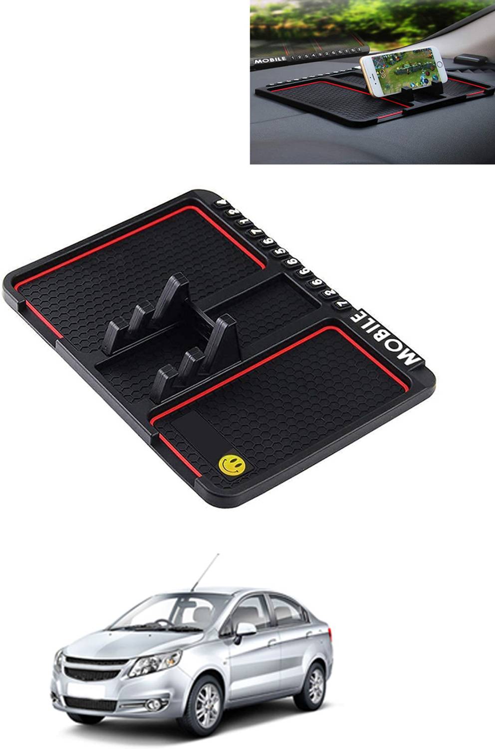 monolive Car Mobile Holder for Anti-slip