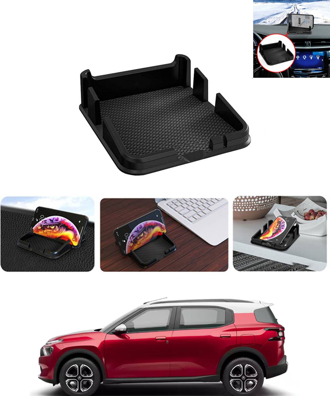 MATIES Car Mobile Holder for Anti-slip
