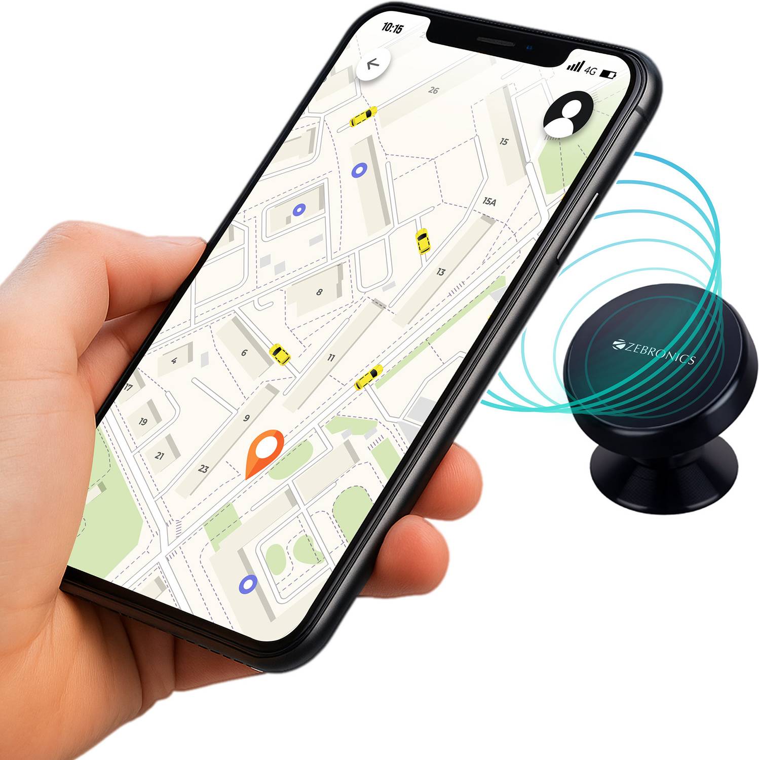 ZEBRONICS Car Mobile Holder for Anti-slip