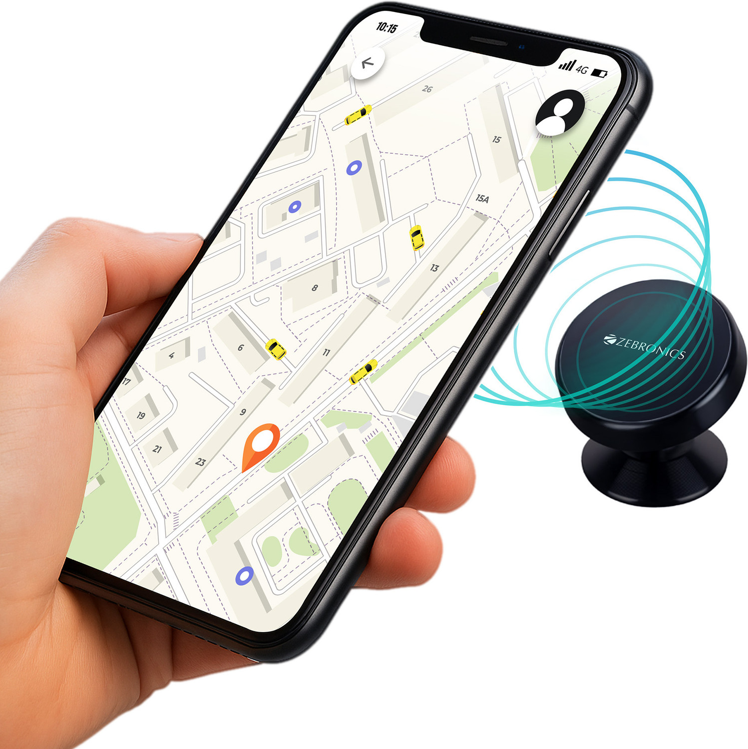 Image of ZEBRONICS Car Mobile Holder for Anti-slip