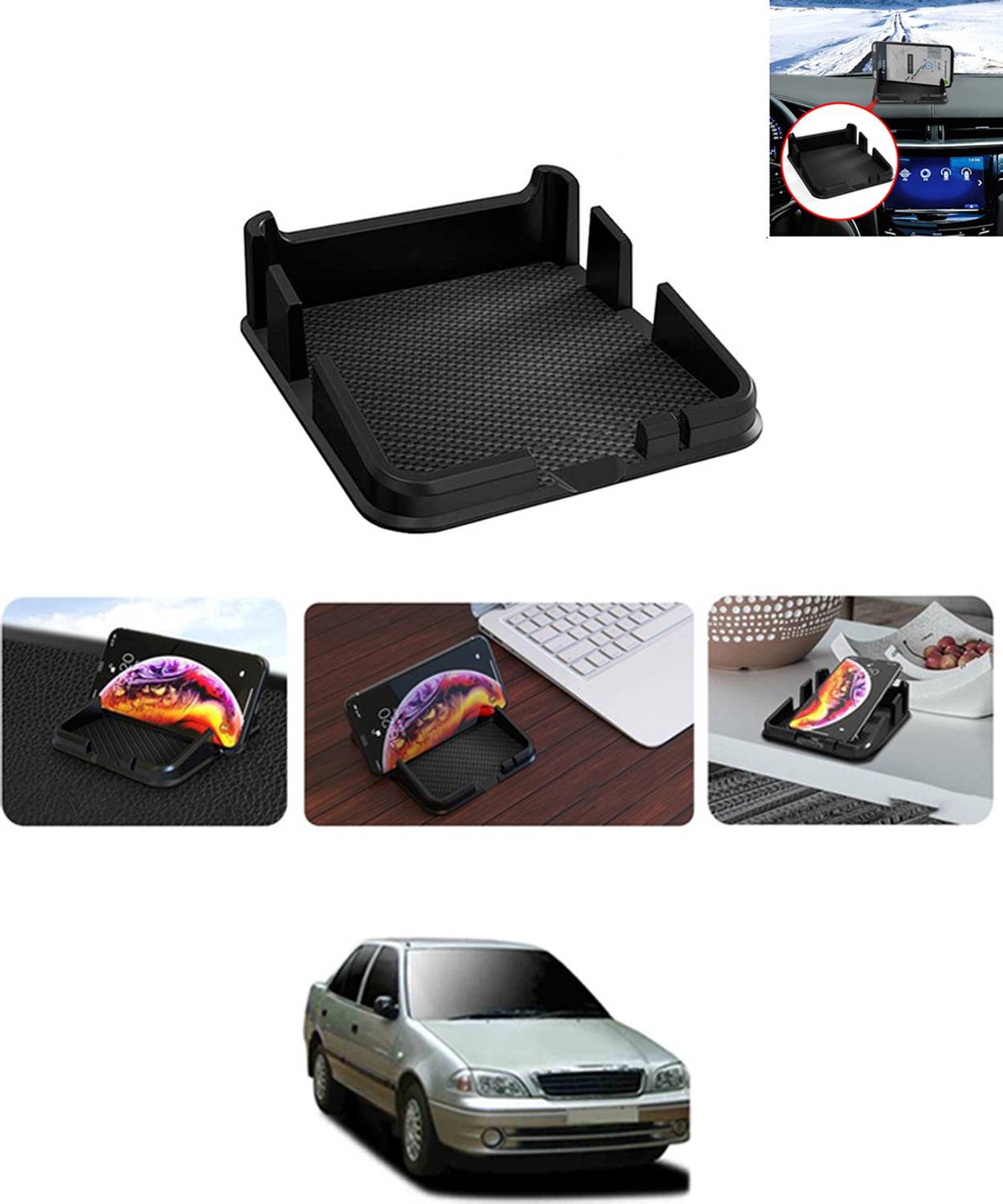 MATIES Car Mobile Holder for Anti-slip