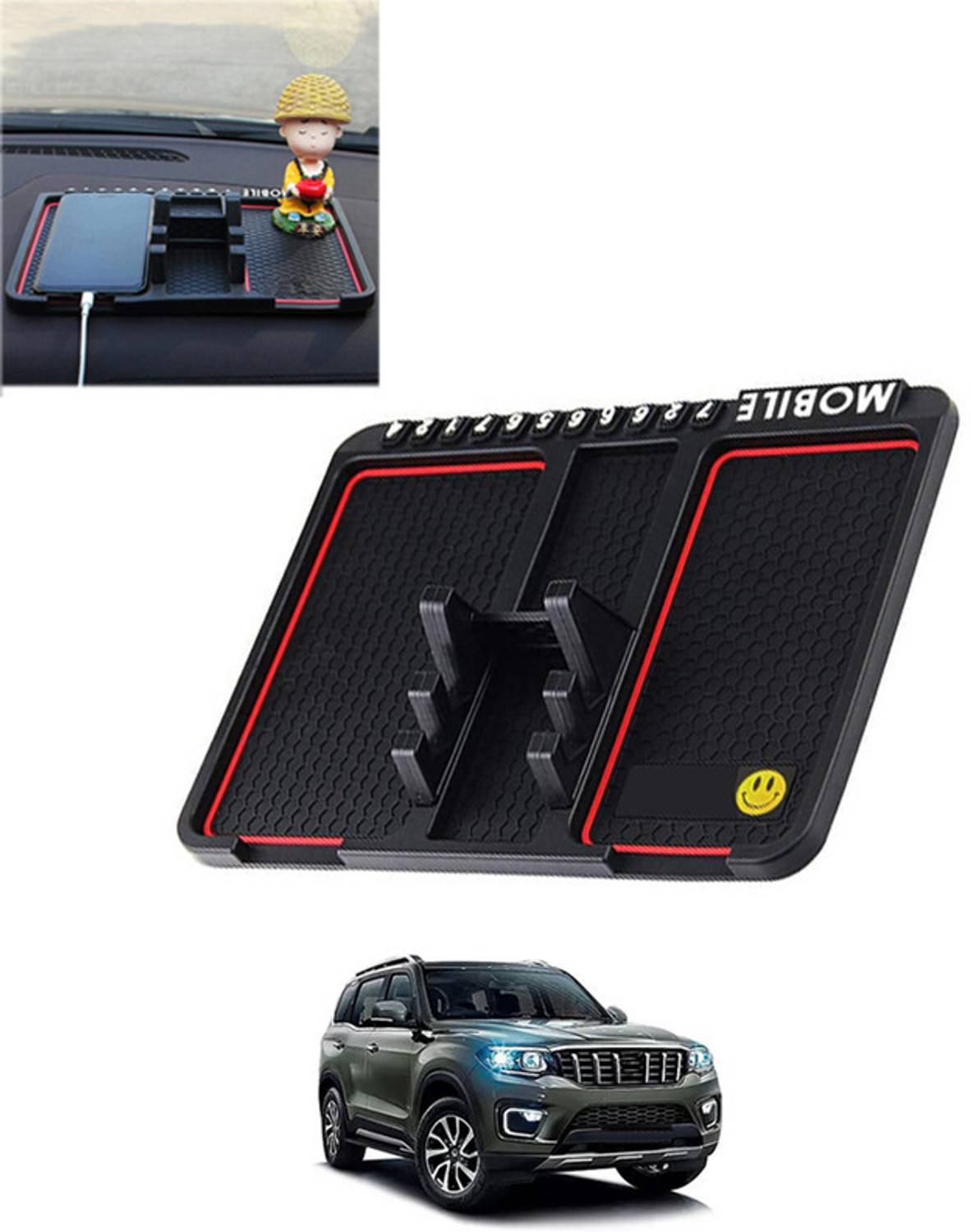 MATIES Car Mobile Holder for Anti-slip, Dashboard