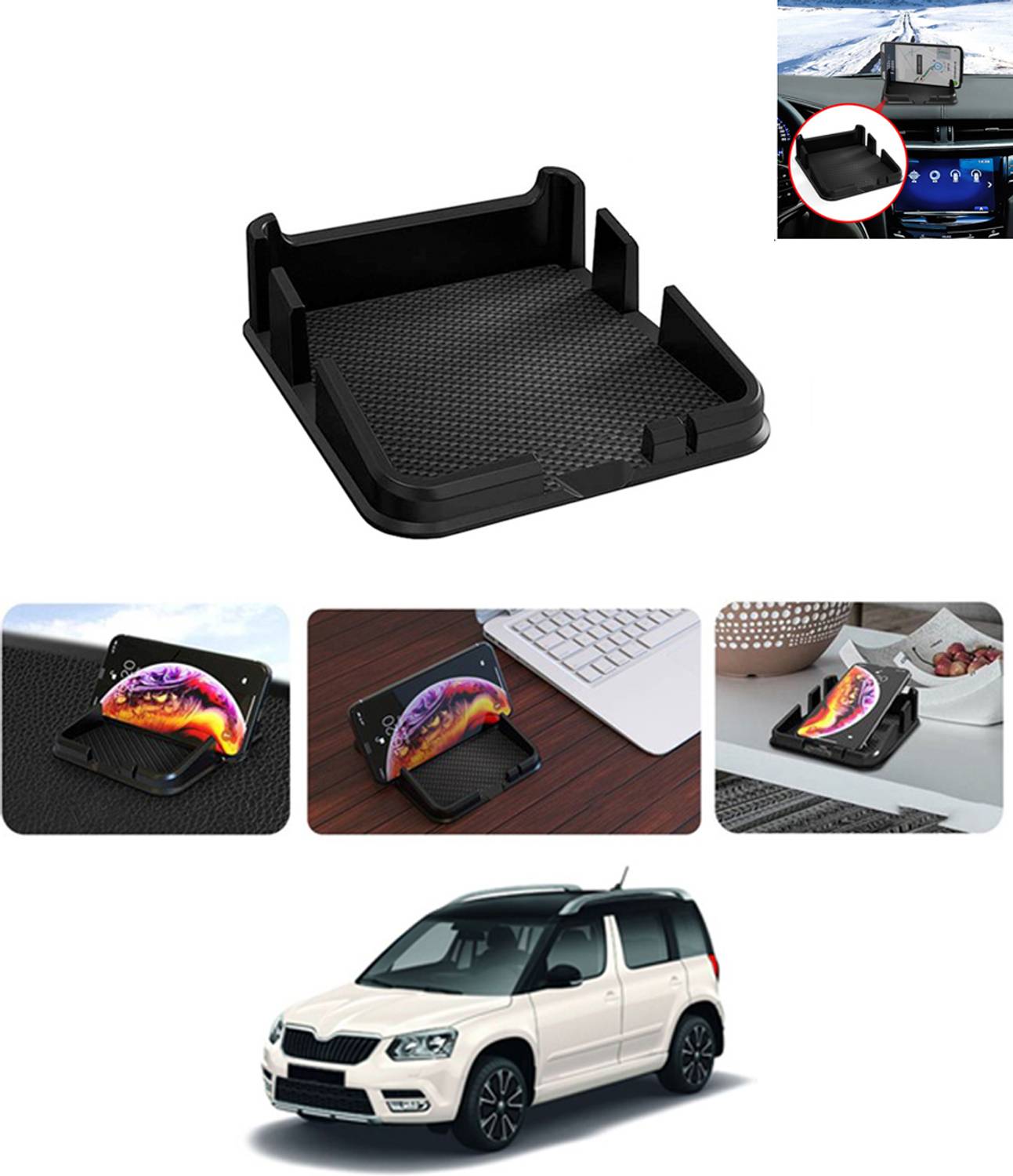 MATIES Car Mobile Holder for Anti-slip