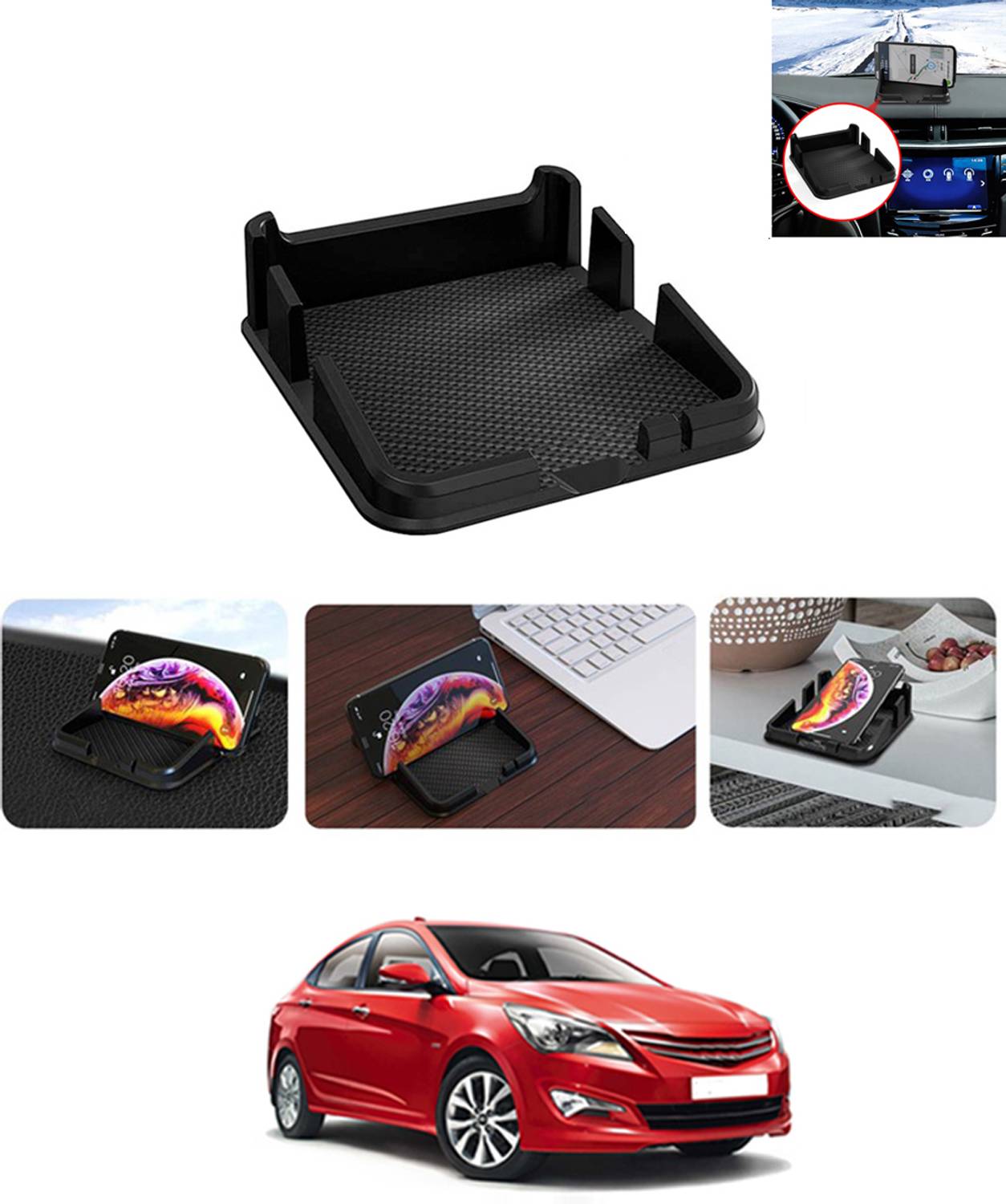 MATIES Car Mobile Holder for Anti-slip