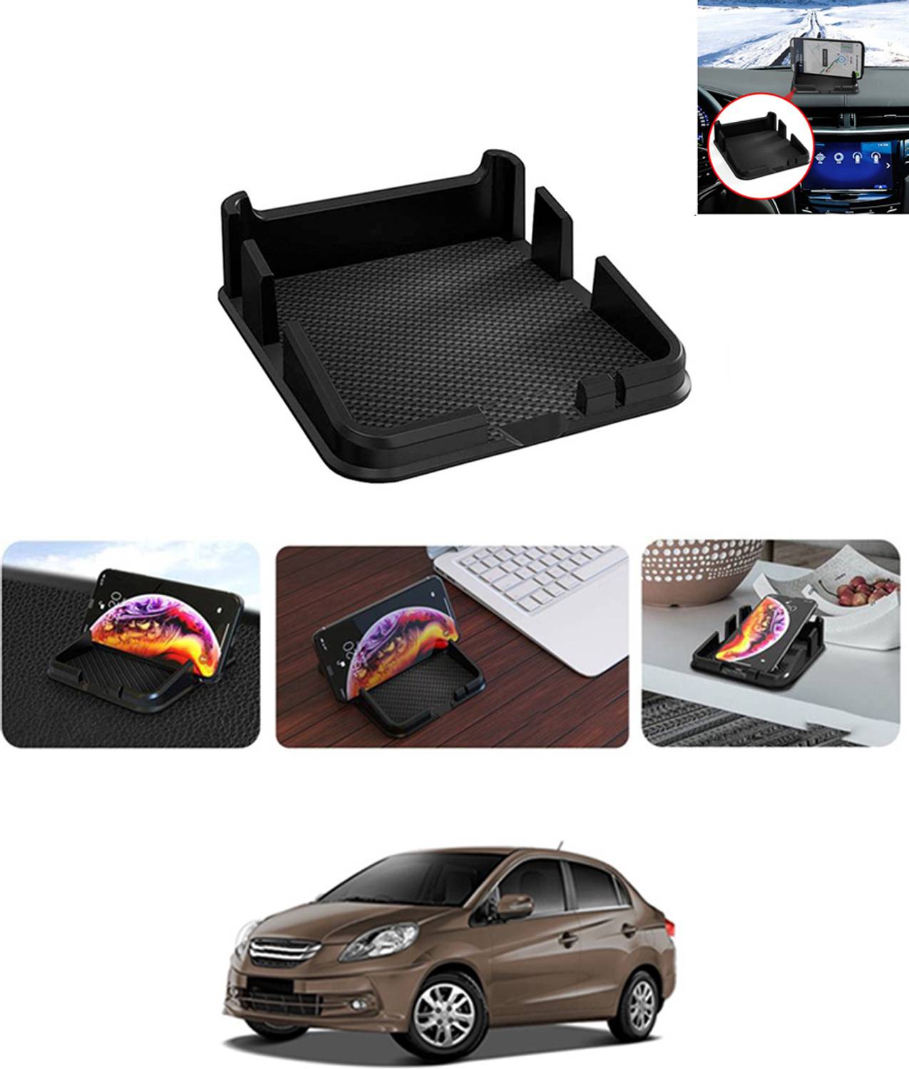 MATIES Car Mobile Holder for Anti-slip