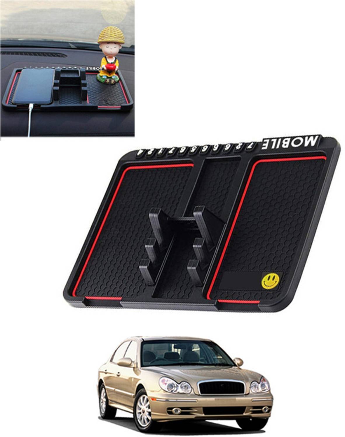MATIES Car Mobile Holder for Anti-slip, Dashboard