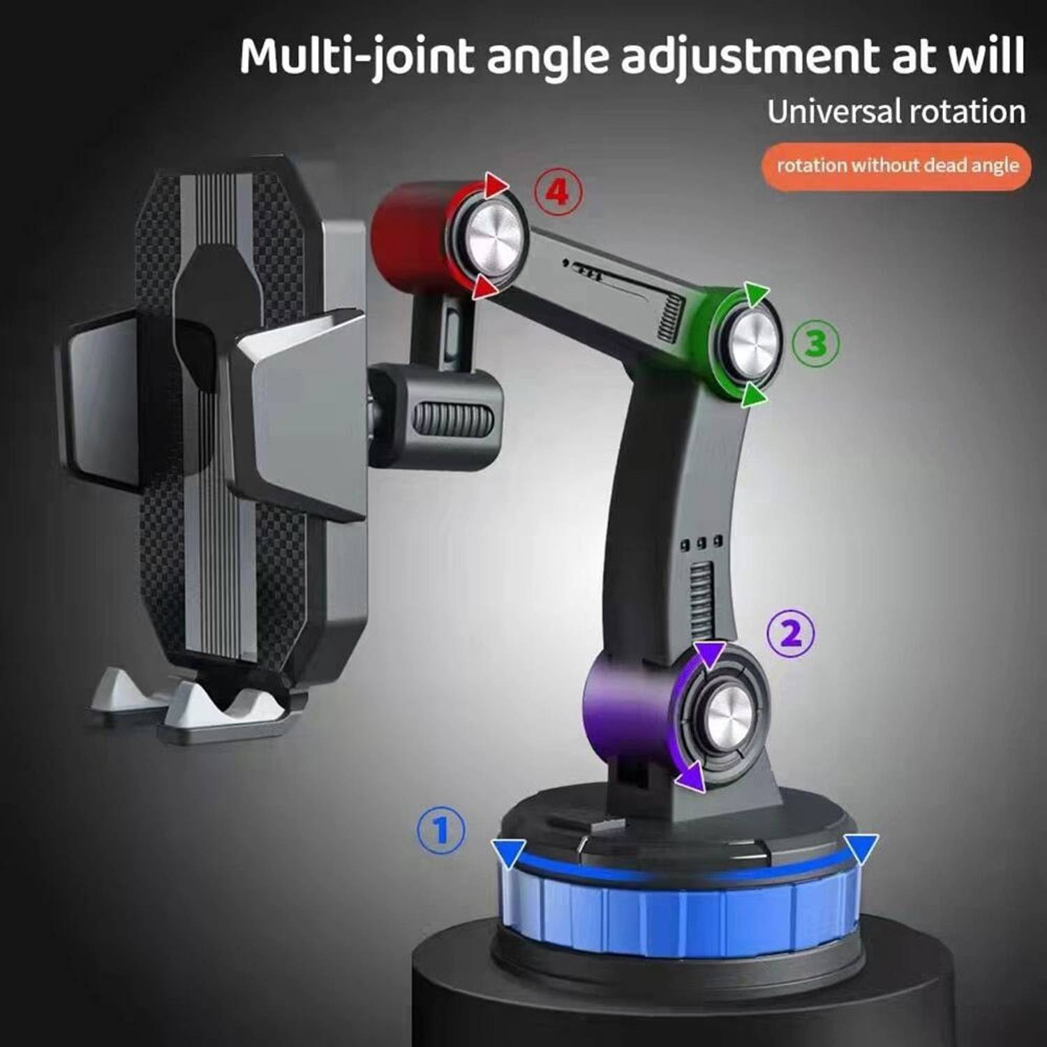 Wifton Car Mobile Holder for Clip, Windshield, Dashboard, Anti-slip